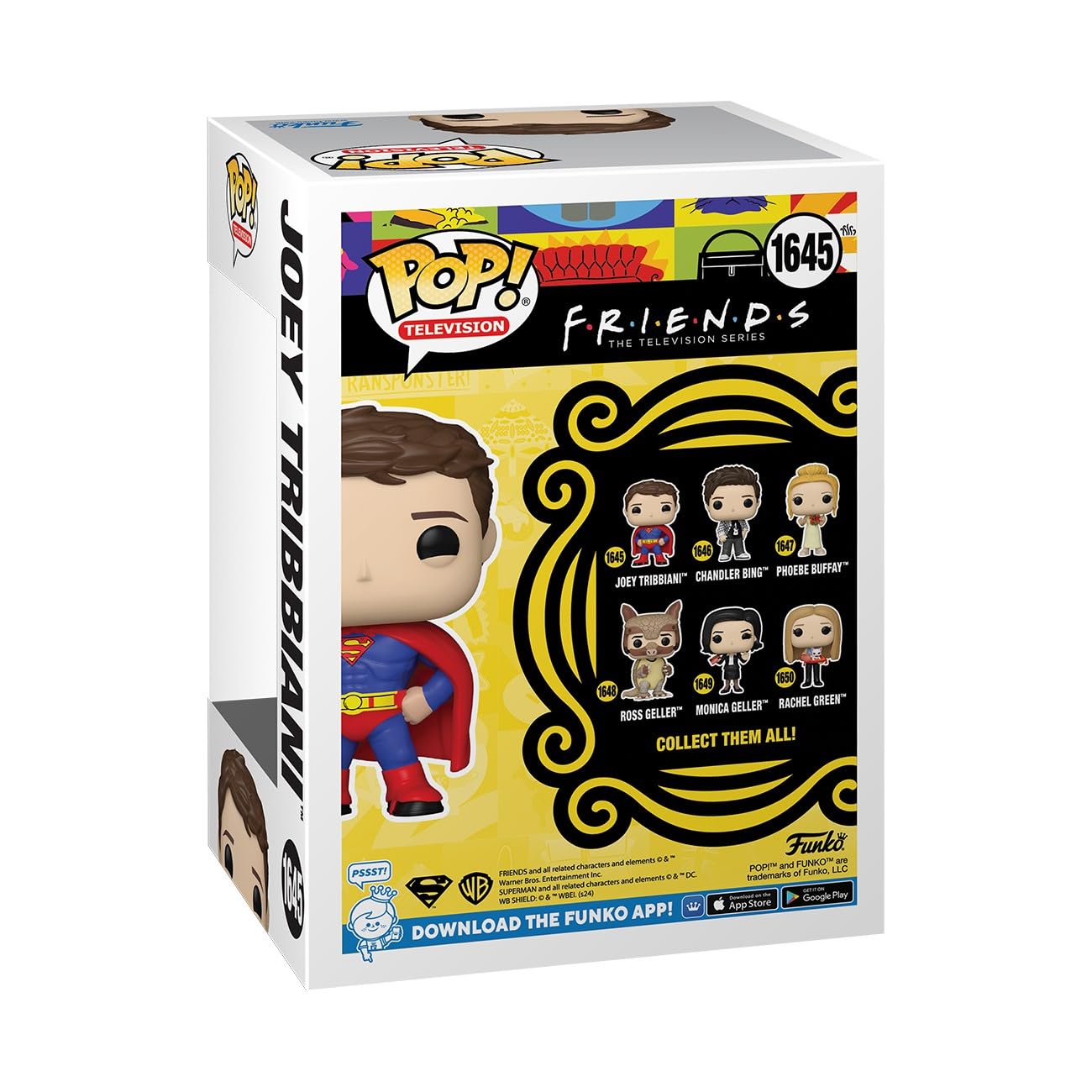 Funko Pop! TV: Friends - Joey Tribbiani Vinyl Figure (80186) 5