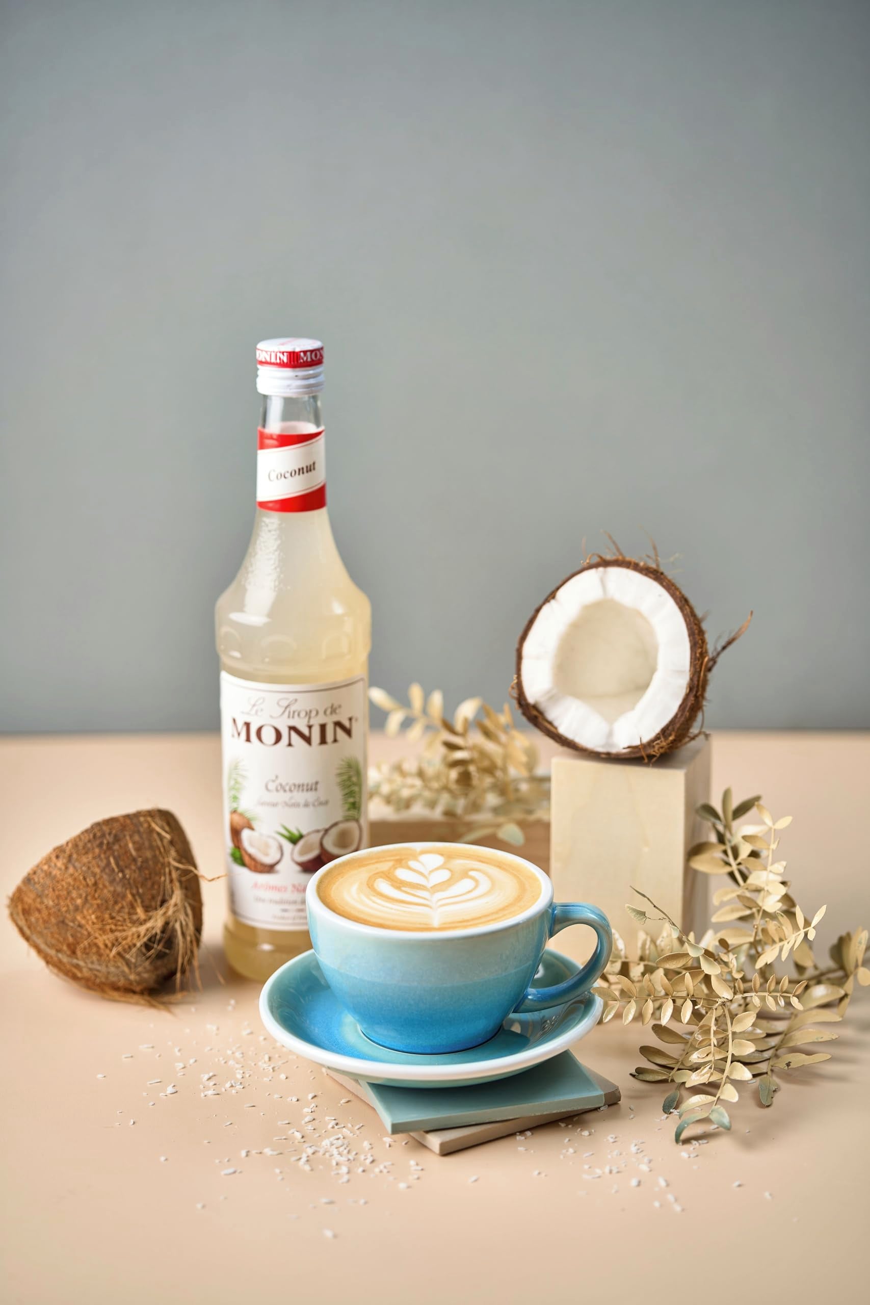 MONIN Premium Kokosnusssirup 700 ml – Vegan, allergenfrei, natürliches Aroma für Kaffee, Cocktails &amp; Mocktails 5