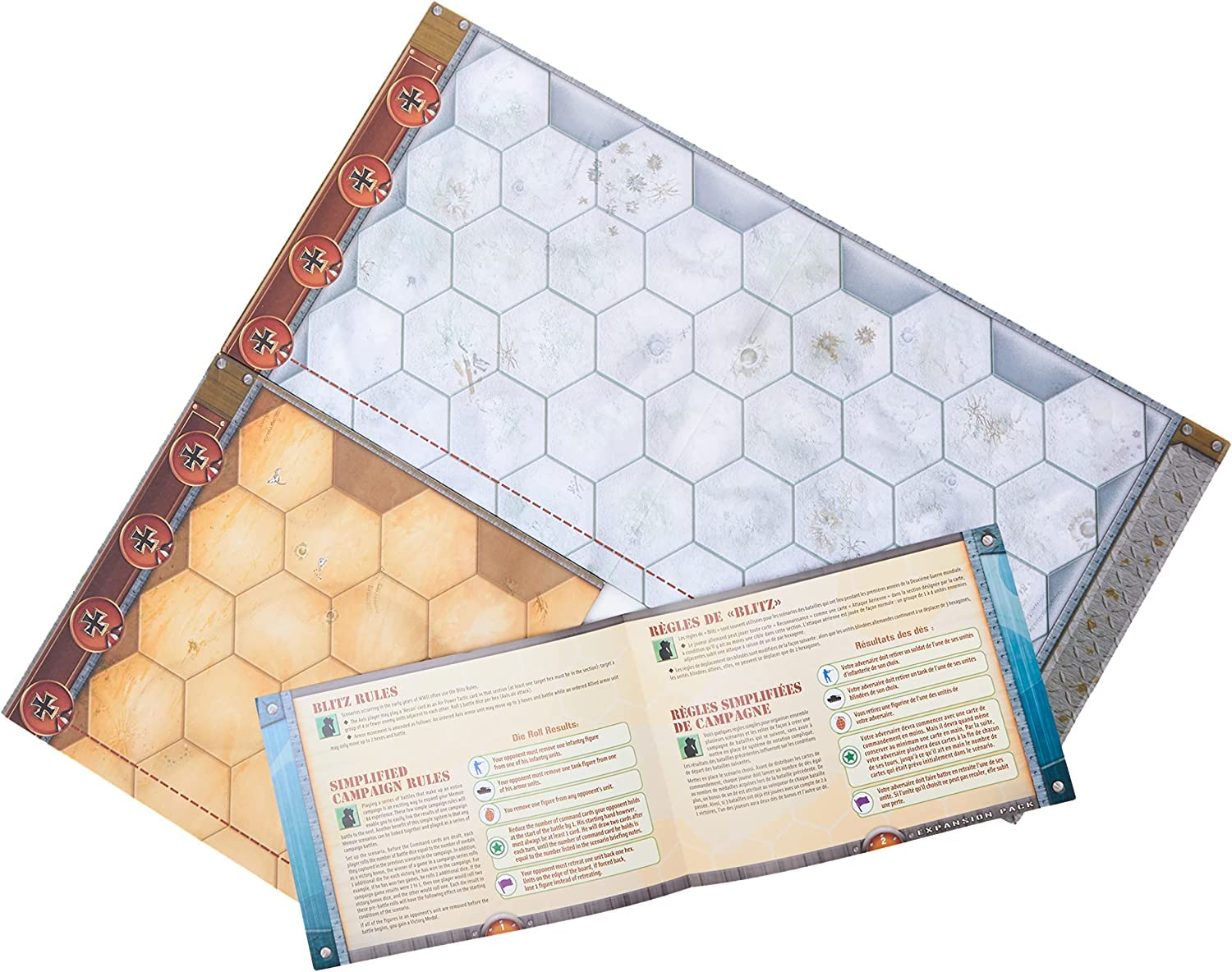 Asmodee Memoir '44 Winter/Desert Board Expansion | 2 Players | Ages 6+