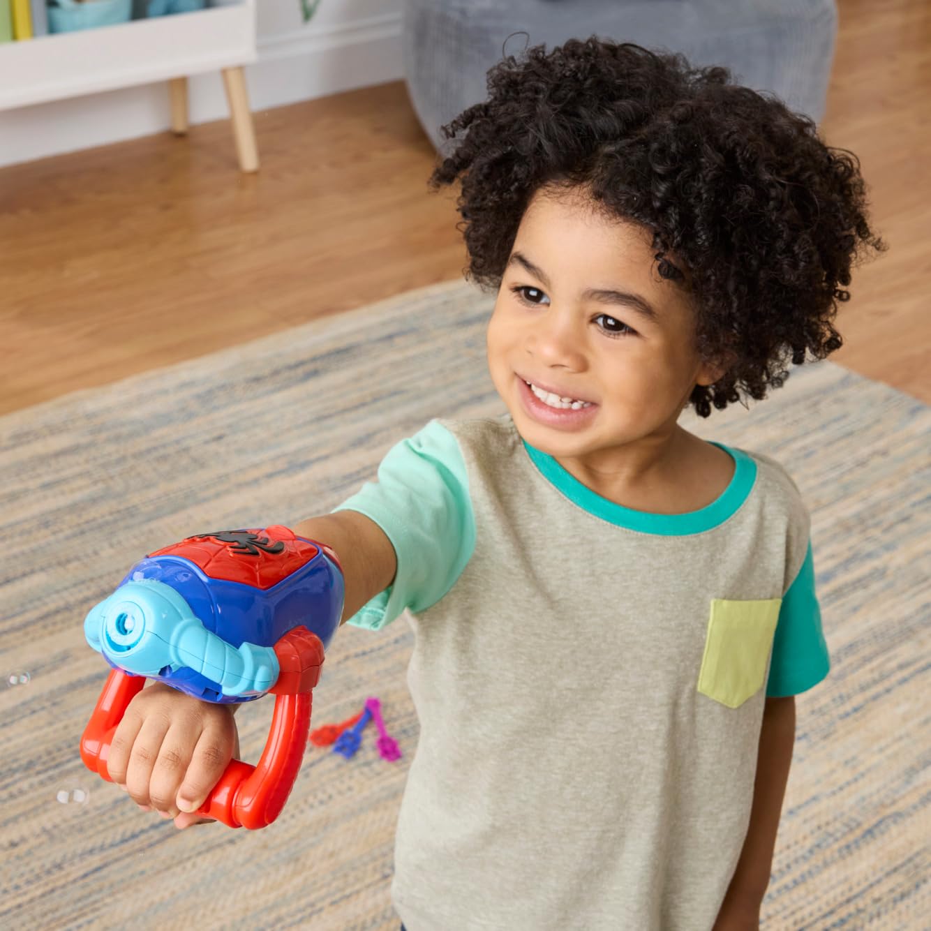 Spidey and His Amazing Friends Water-Webs Bubble Slinger Electronic Toy - Ages 3+ 13