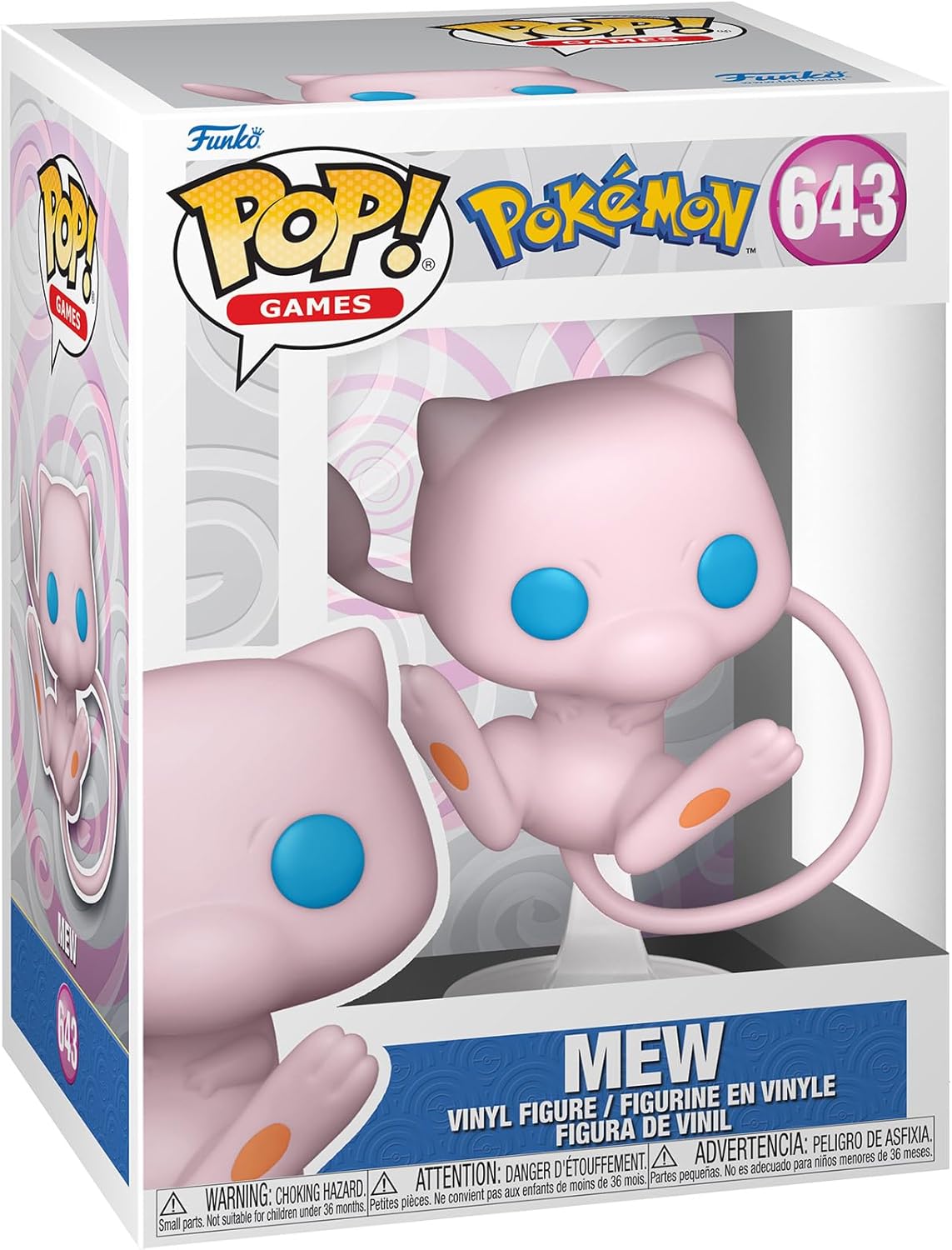 Funko Pop! Games: Pokémon - Mew Vinyl Figure (74221) 3