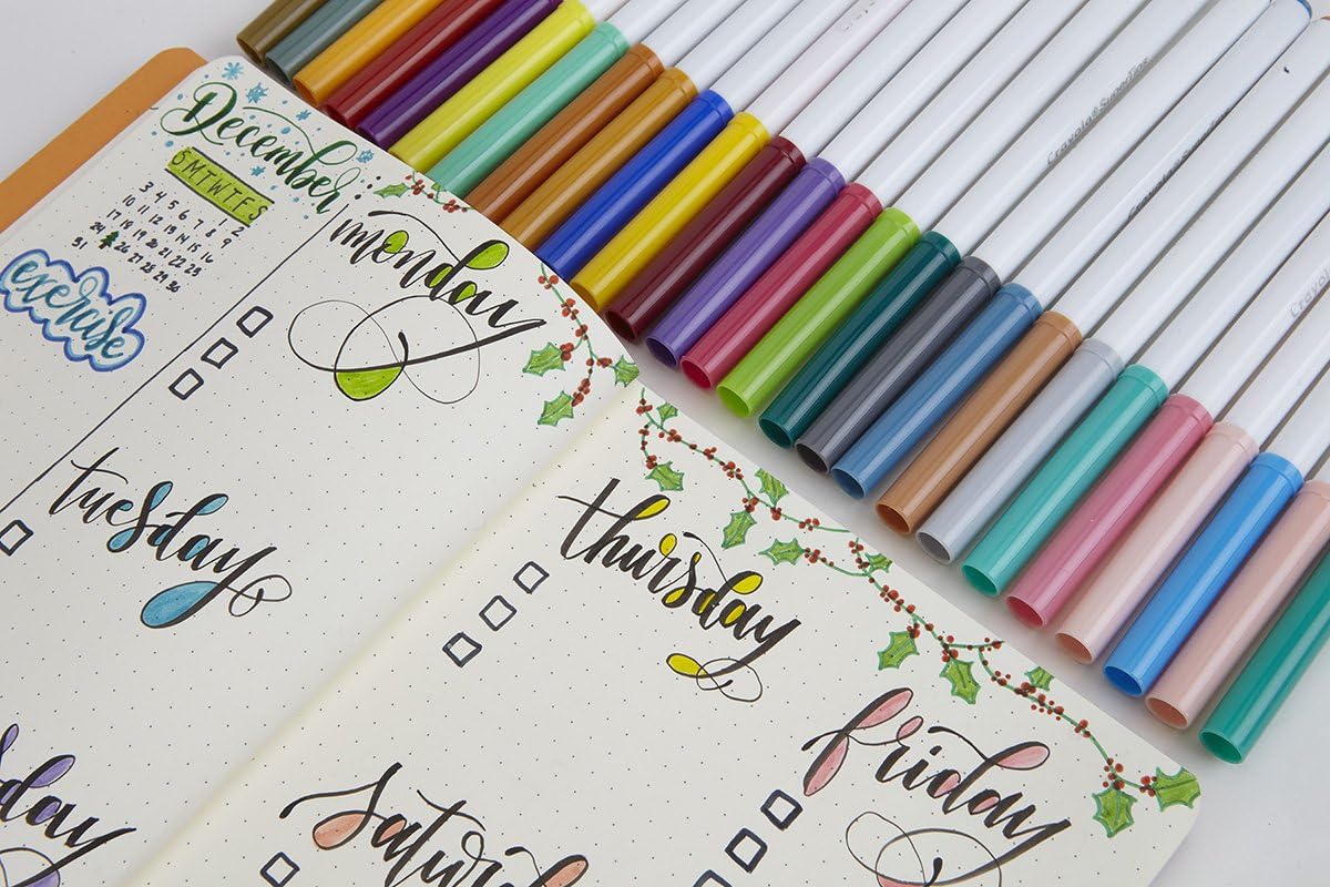 Crayola 50 abwaschbare Super Tip Marker – Kunst &amp; Handwerk für Kinder ab 3 Jahren 3