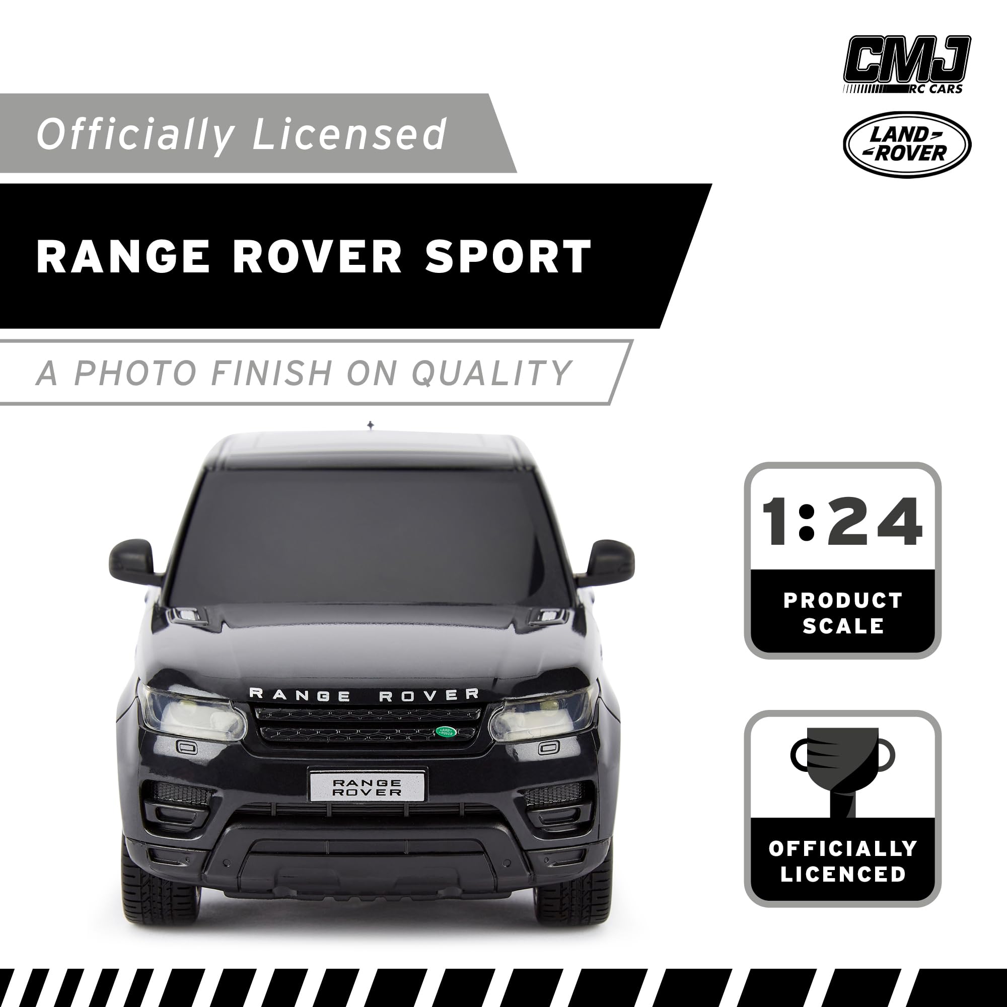 CMJ RC Cars TM Range Rover Sport 1:24 Scale Remote Control Car with LED Lights 8