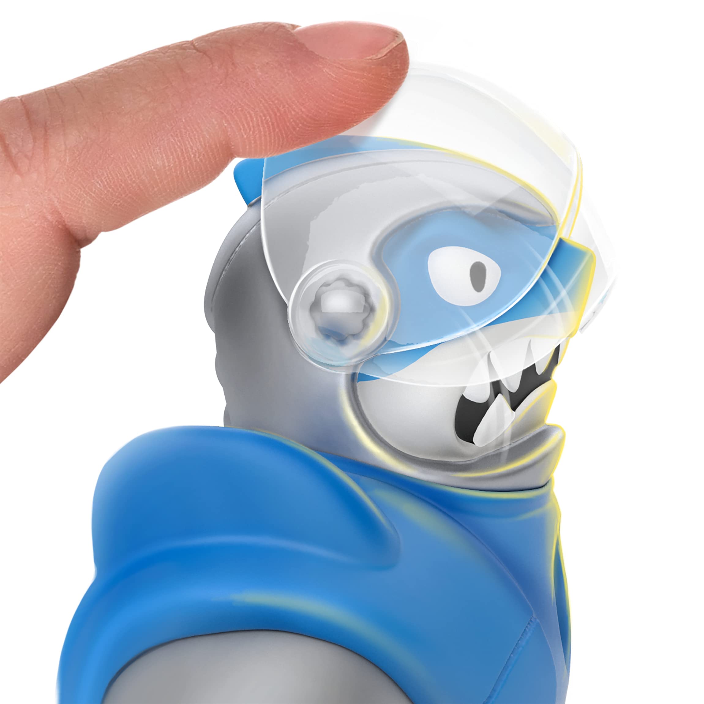 Heroes of Goo Jit Zu Galaxy Attack - Astro Thrash 41209, Stretchy Action Figure with Flip-Up Visor 3