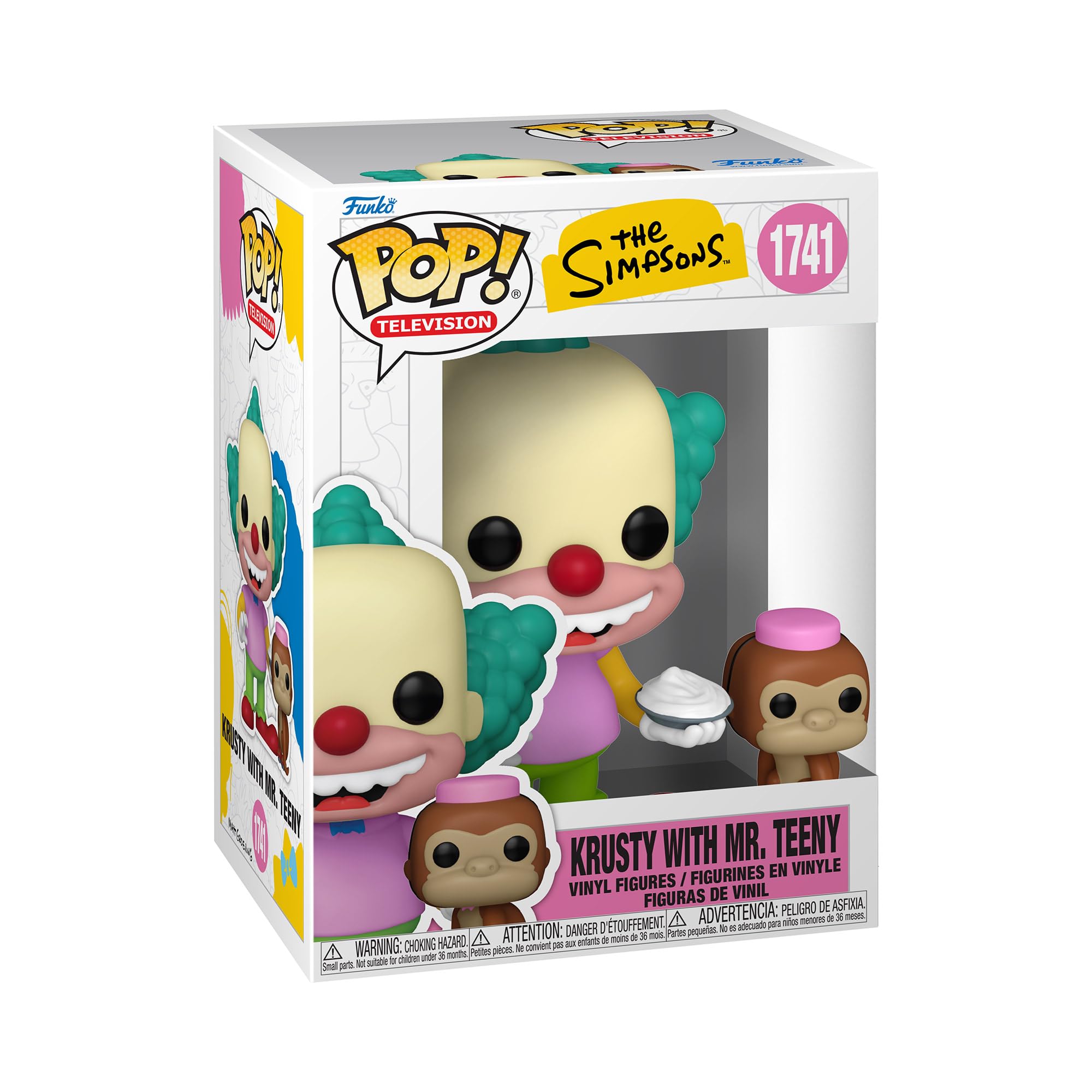 Funko Pop! The Simpsons - Krusty the Clown & Tenny Vinyl Figure