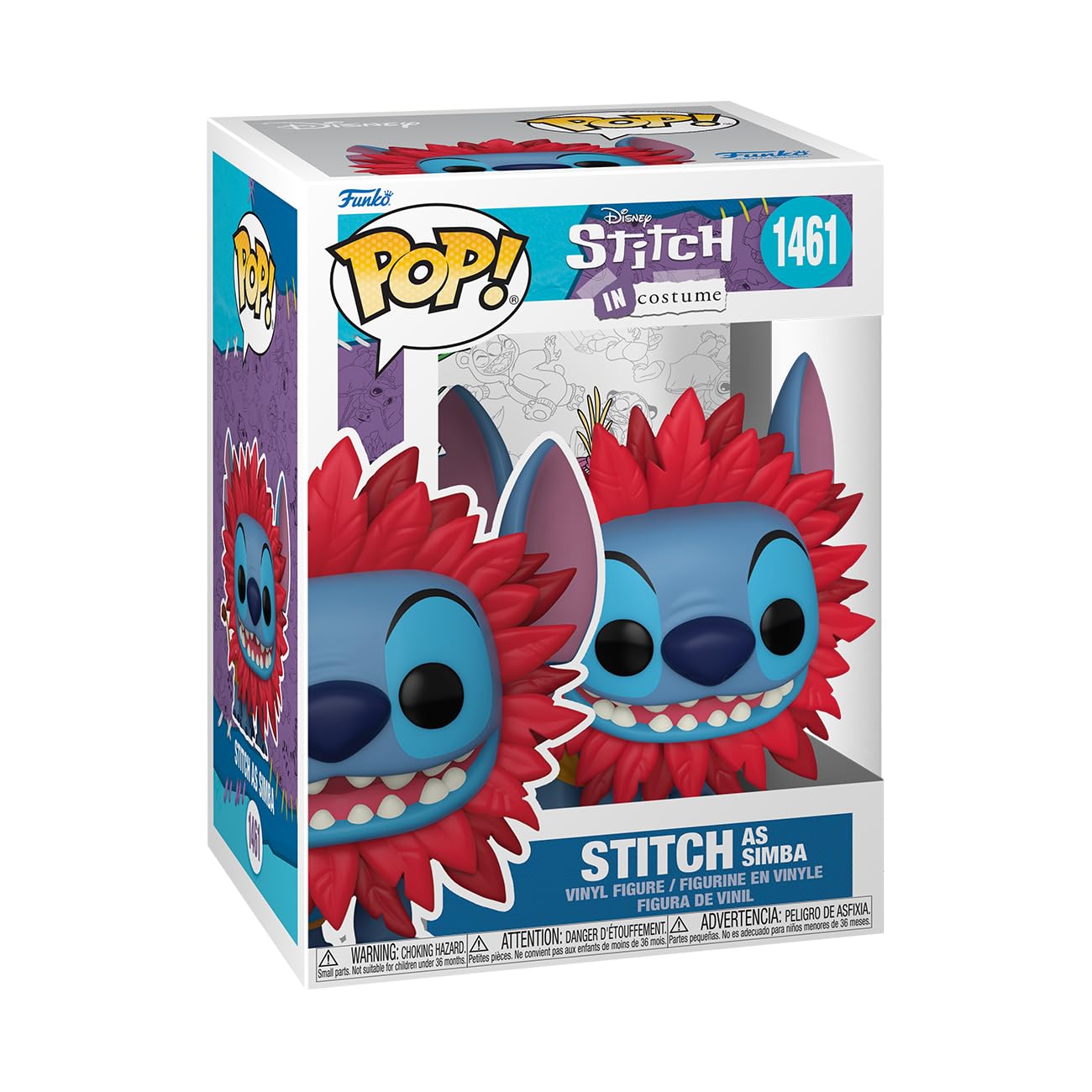 Funko Pop! Disney: Stitch as Simba Vinyl Figure (75164) 9