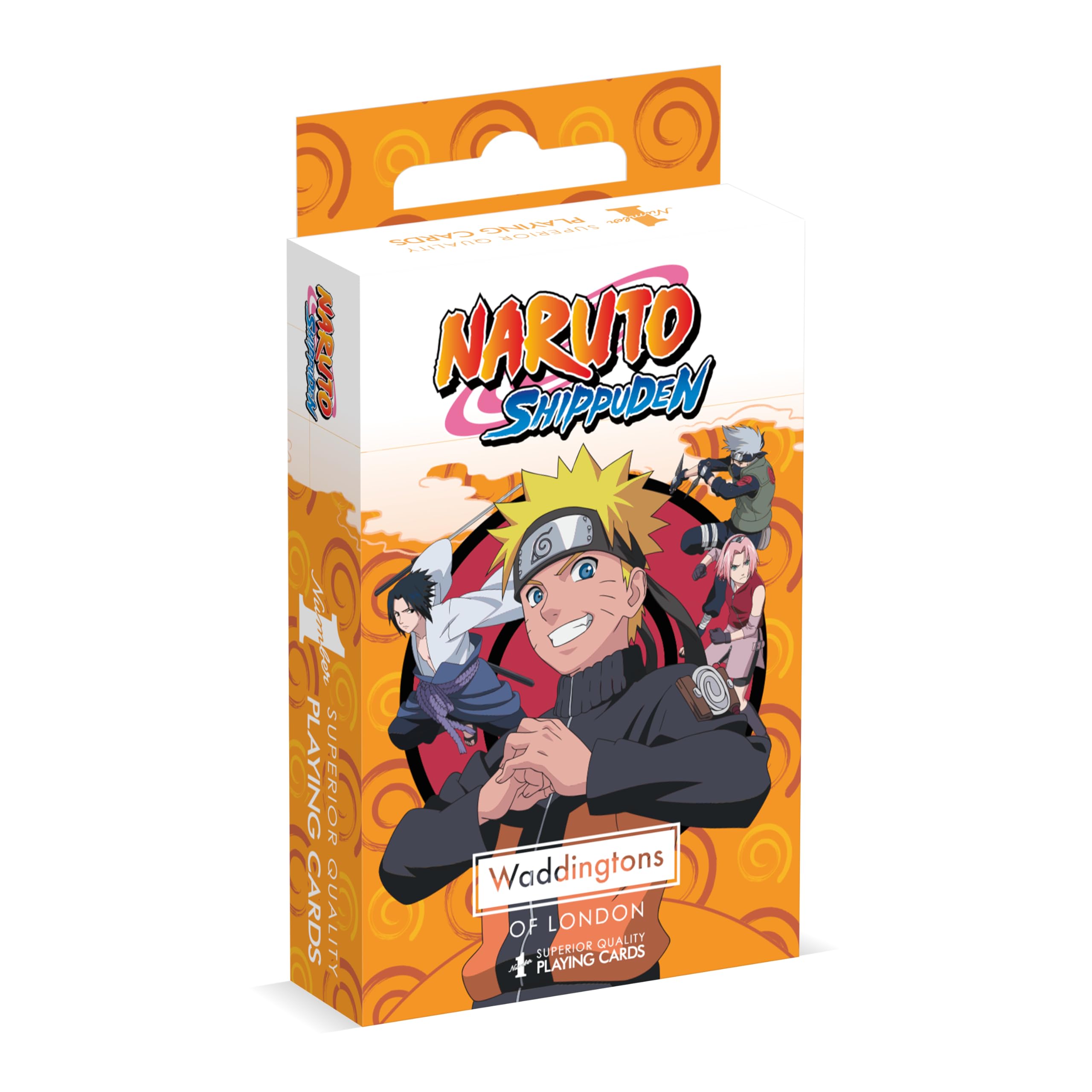 Waddingtons Number 1 Naruto Playing Cards – 52-Card Deck with Jokers for Snap, Slap Jack & Crazy Eights