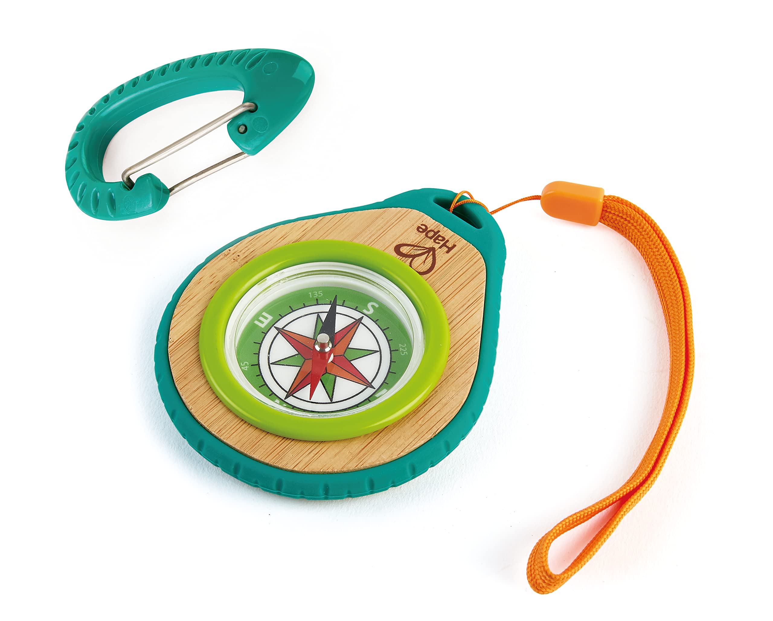 Hape Compass Set - Sustainable Bamboo Outdoor Toy for Navigation & Signaling | Ages 4+
