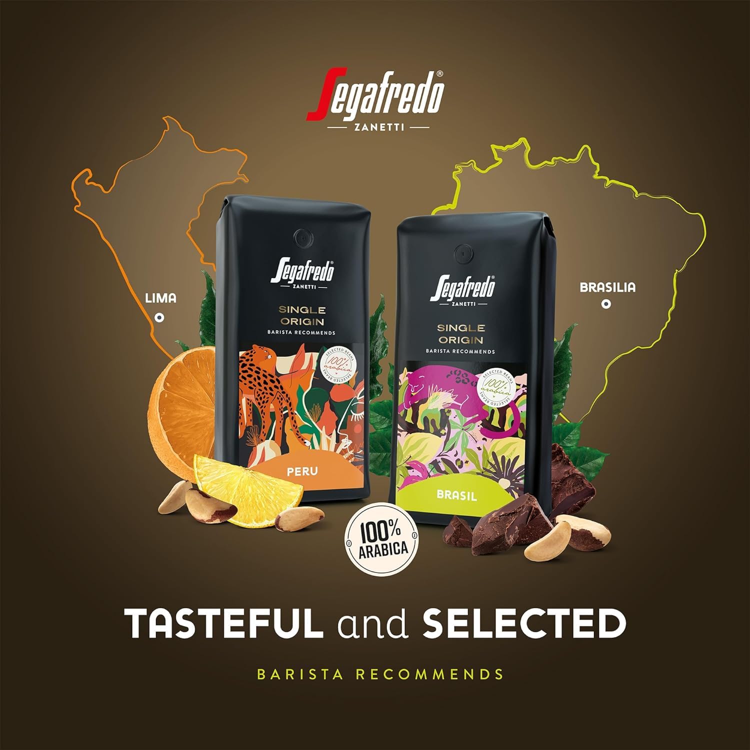 Segafredo Zanetti Single Origin Perù 100% Arabica Coffee Beans - 1kg Whole Bean 5