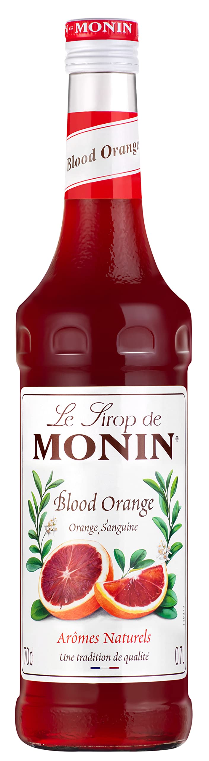 Monin Premium Blood Orange Syrup - 700ml for Cocktails & Mocktails | Vegan-Friendly