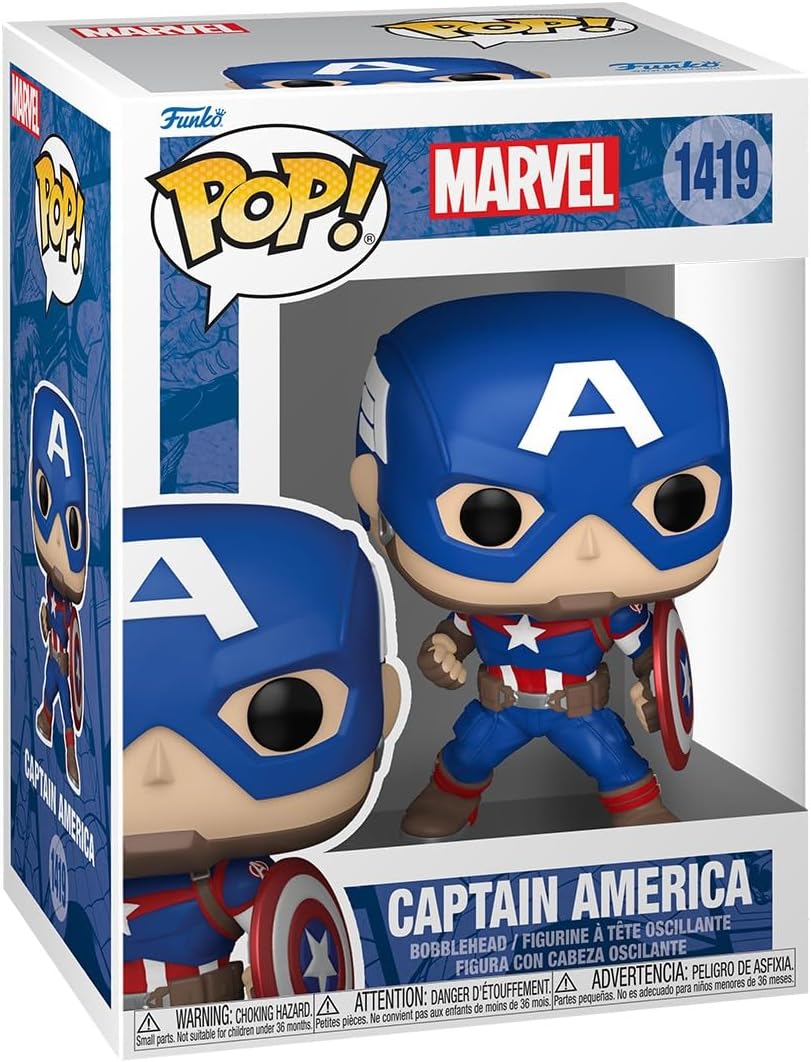 Funko Pop! Marvel: Captain America - Marvel Comics - Vinyl Figure 1
