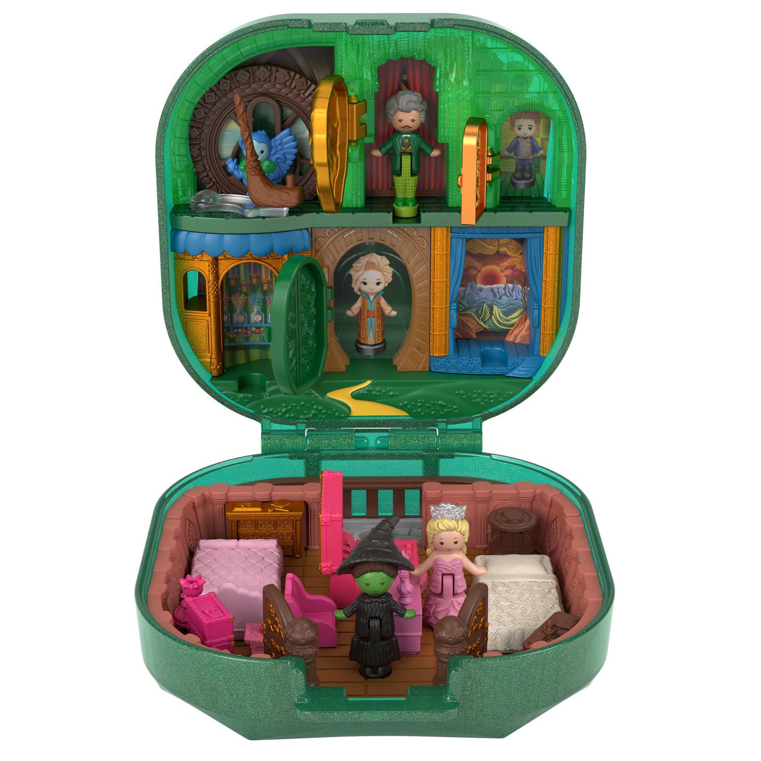 Polly Pocket x Wicked Collector Compact - Micro Dolls & Playset for Ages 4+ 11