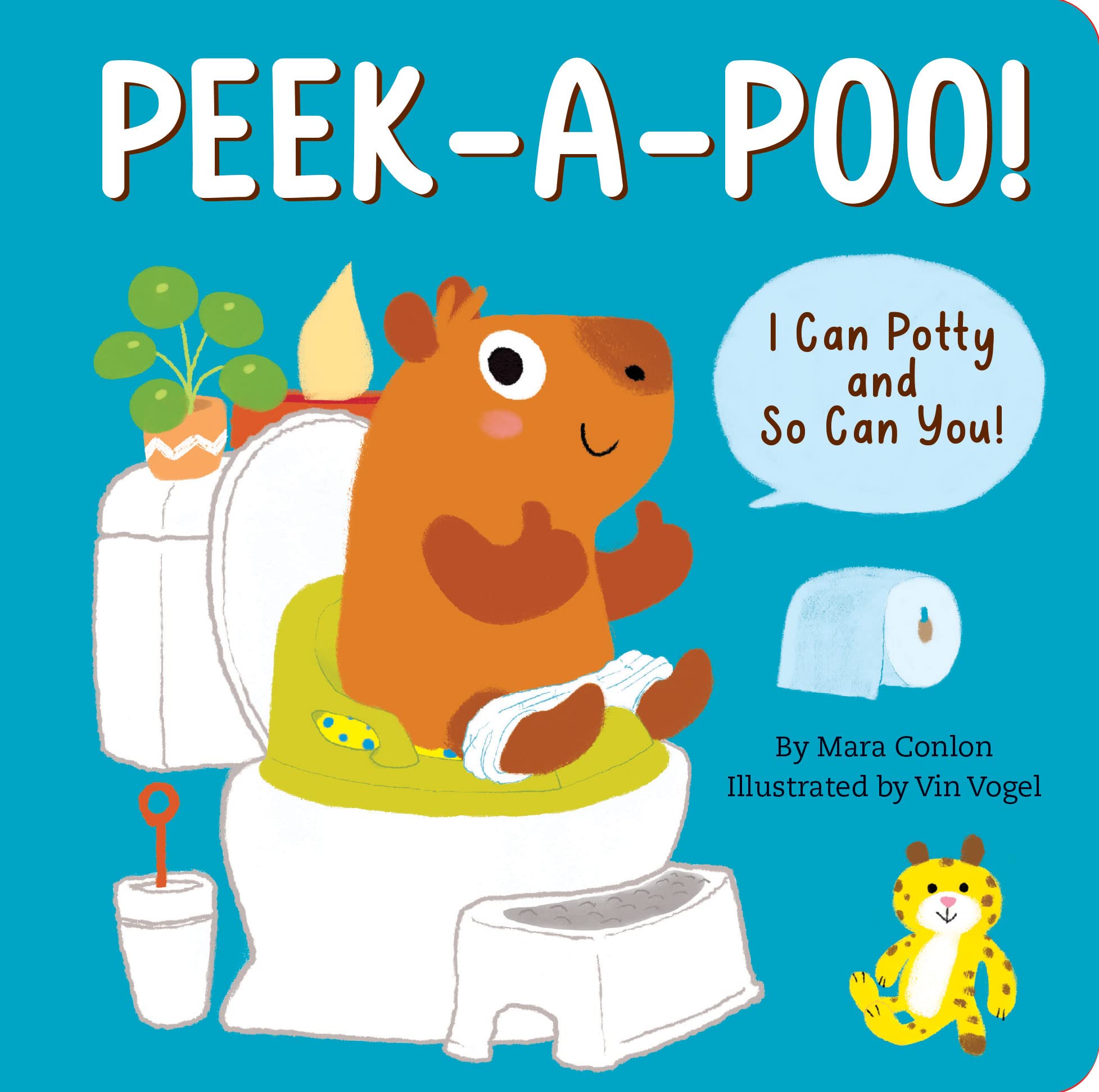 Peter Pauper Press Peek-a-Poo! I Can Potty and So Can You! Board Book for Ages 2+ 2
