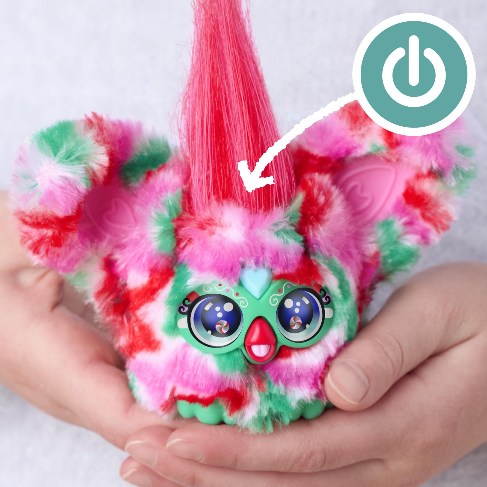 Furby Furblets Pep-Mint Mini Plush Electronic Pet Toy 4