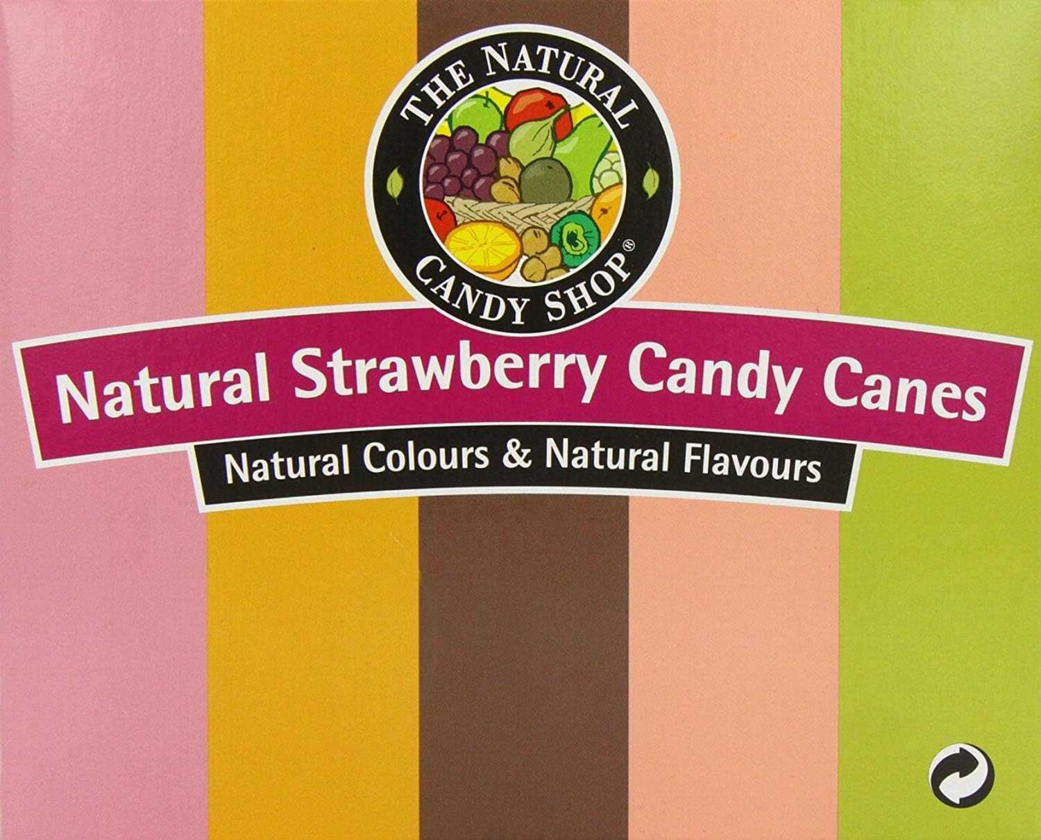 Natural Candy Shop Strawberry Candy Canes - 12-Pack 168g 5