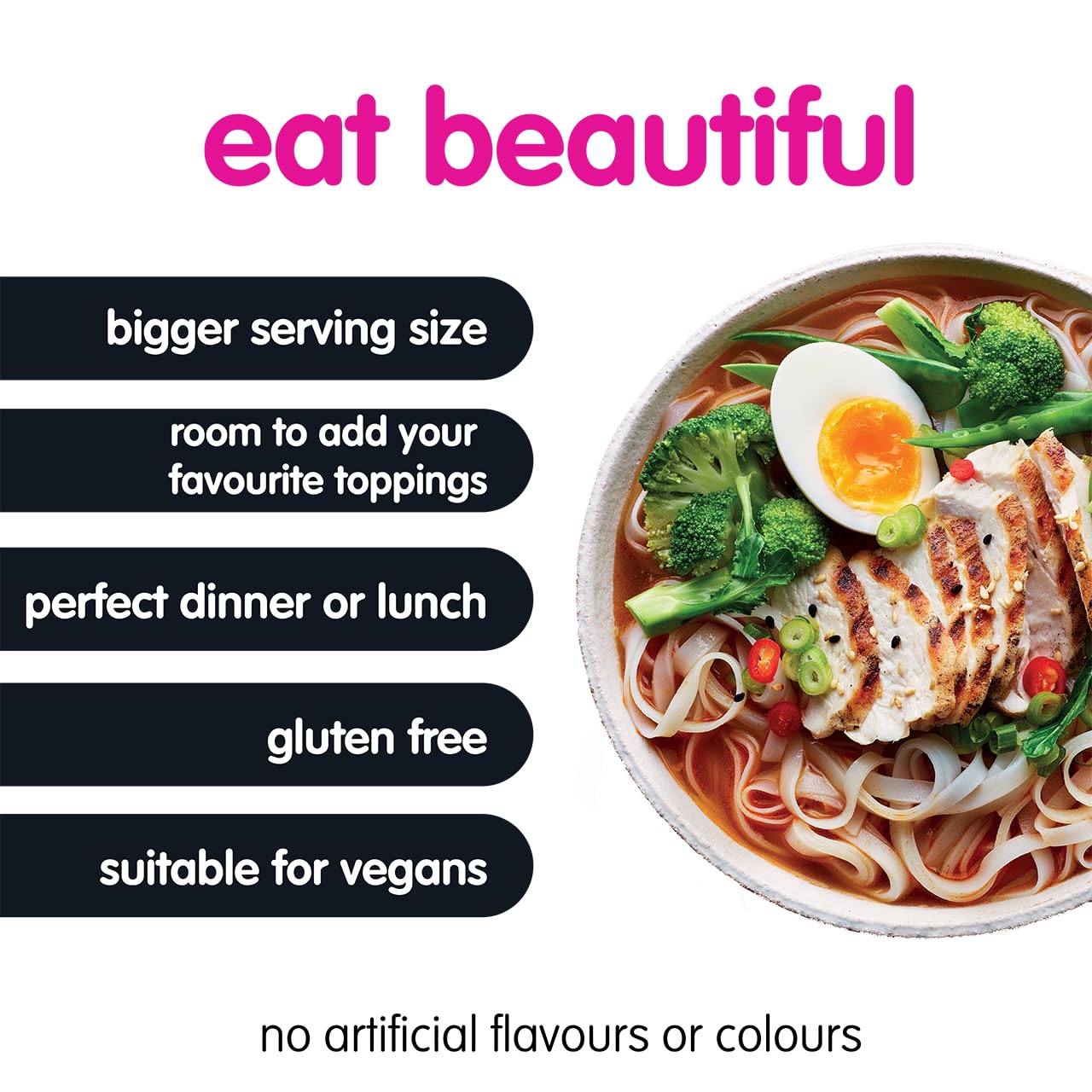 Itsu - Sesame Chicken Big"Bowl Noodles 97g 4