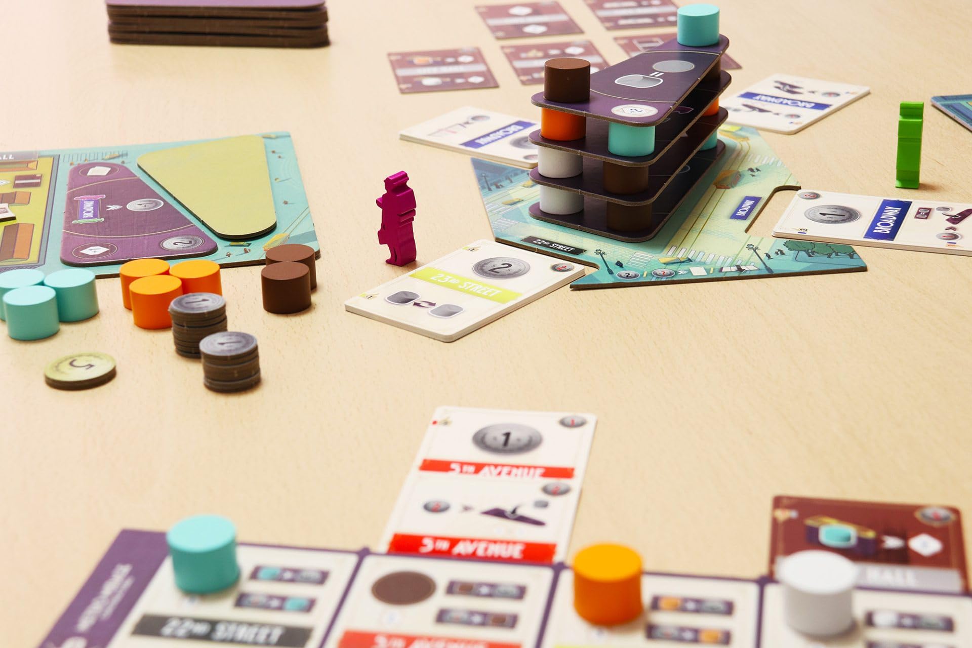Ludonova Flatiron - Strategy Board Game | 1-2 Players | 45 Min Est. Playtime | Standard Edition 5