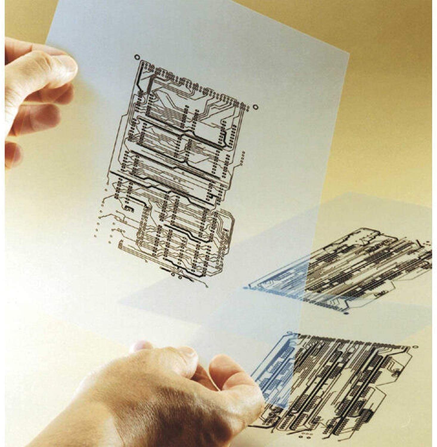 Habercrafts Universal Laser Transparency Film - A4 Clear OHP Sheets | 120gsm | 10 Sheets 5