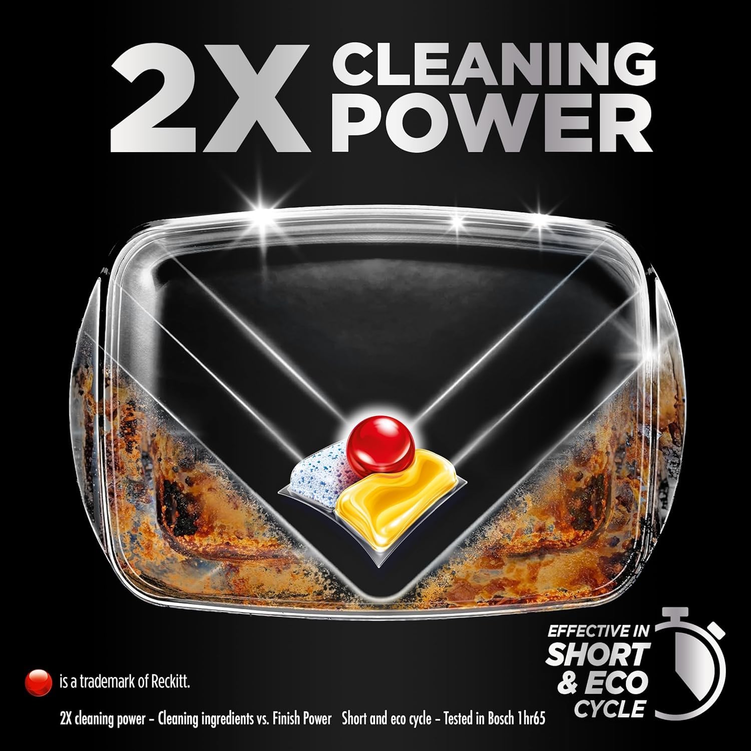 Finish Ultimate Dishwasher Tablet, Lemon Sparkle, 48 Tablets 5