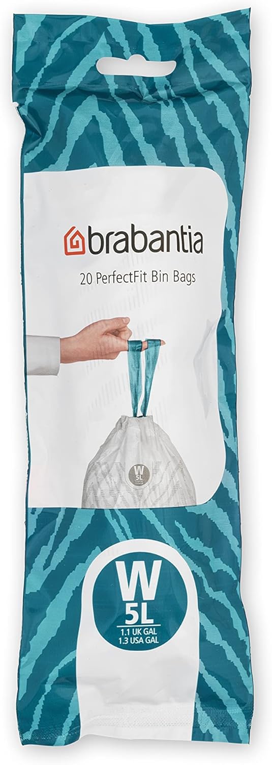 Brabantia – PerfectFit Müllbeutel Multipack (Größe W/5 Liter) Dicker Kunststoff 7