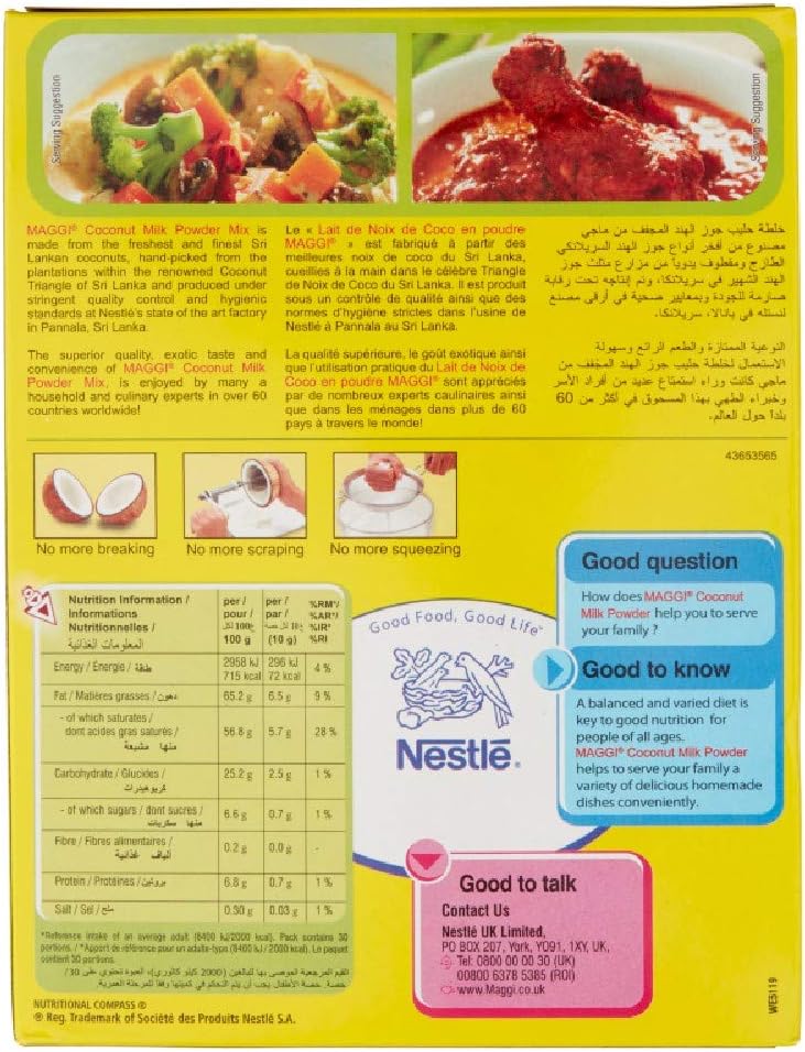 MAGGI - Coconut Milk Powder Mix 300g 9