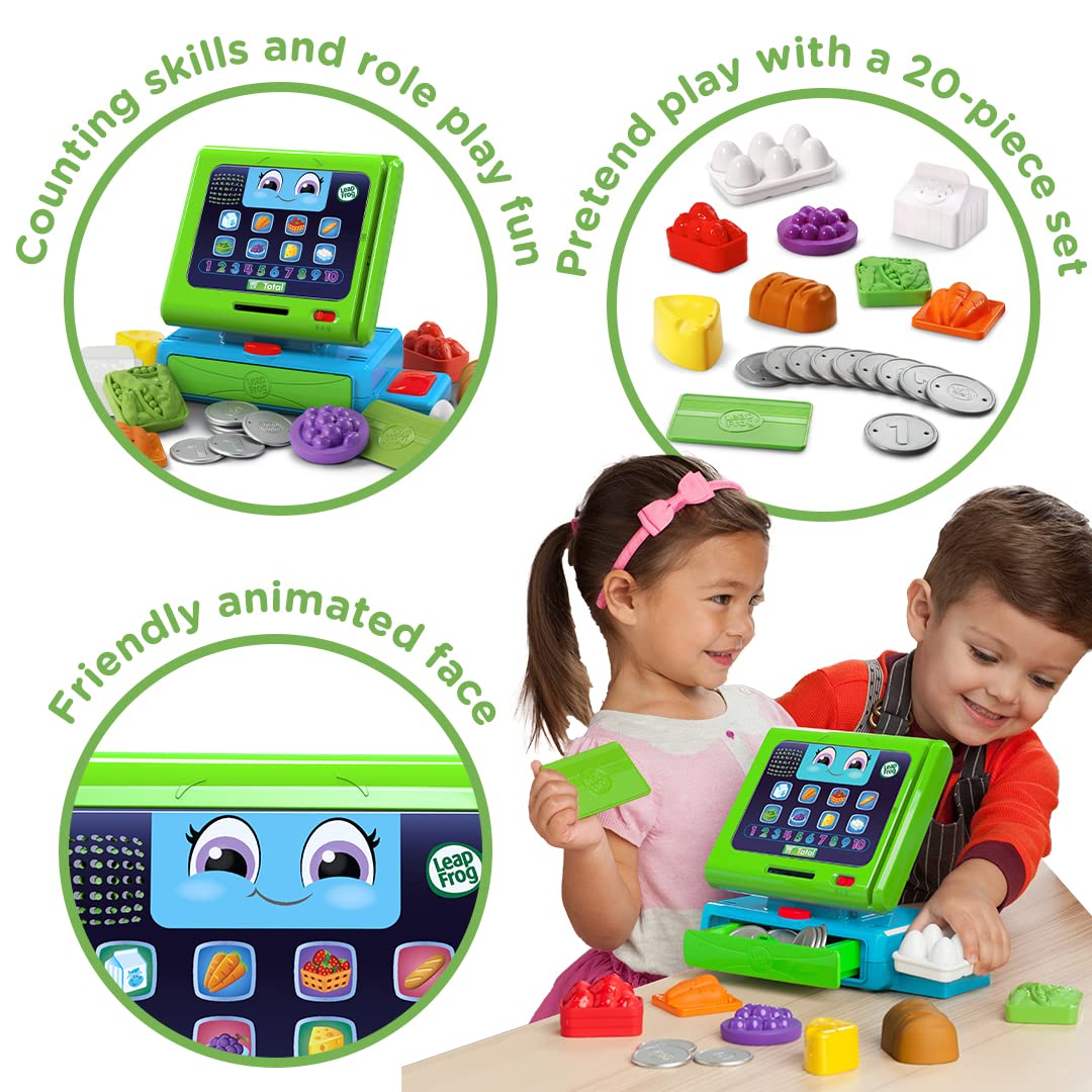 LeapFrog Count Along Till Interactive Learning Toy with 20-Piece Pretend Play Set 6