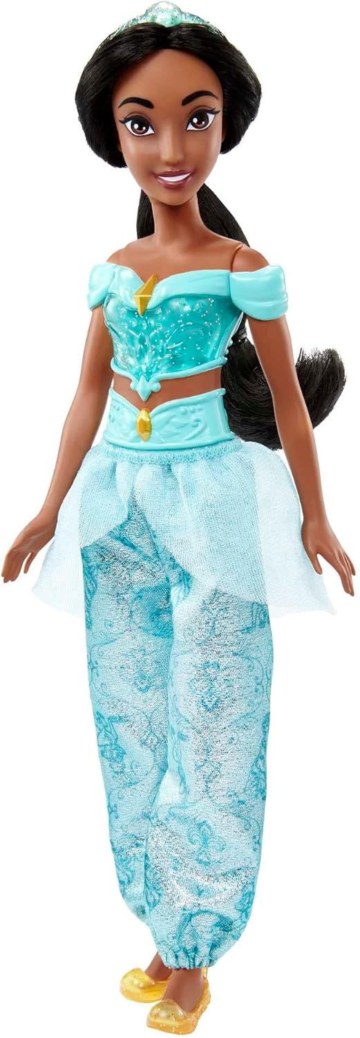 Disney Princess Jasmine Posable Fashion Doll with Sparkling Outfit and Accessories - 36 Months & Up