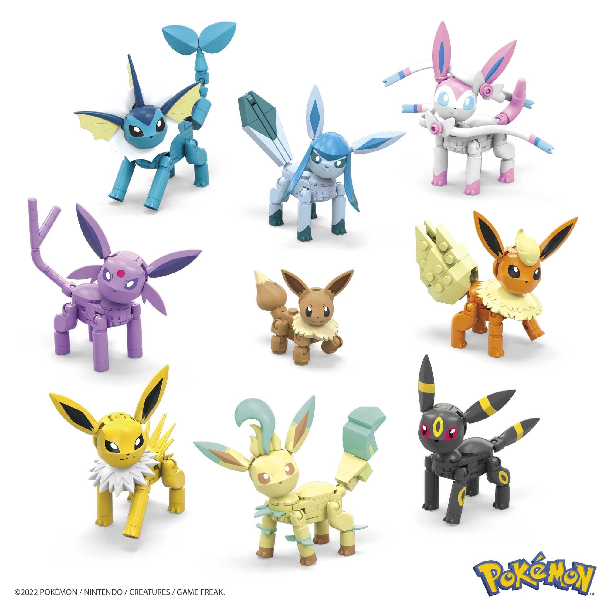 Mega Construx Pokémon Every Eevee Evolution! - Buildable Action Figures for Ages 6+ 10