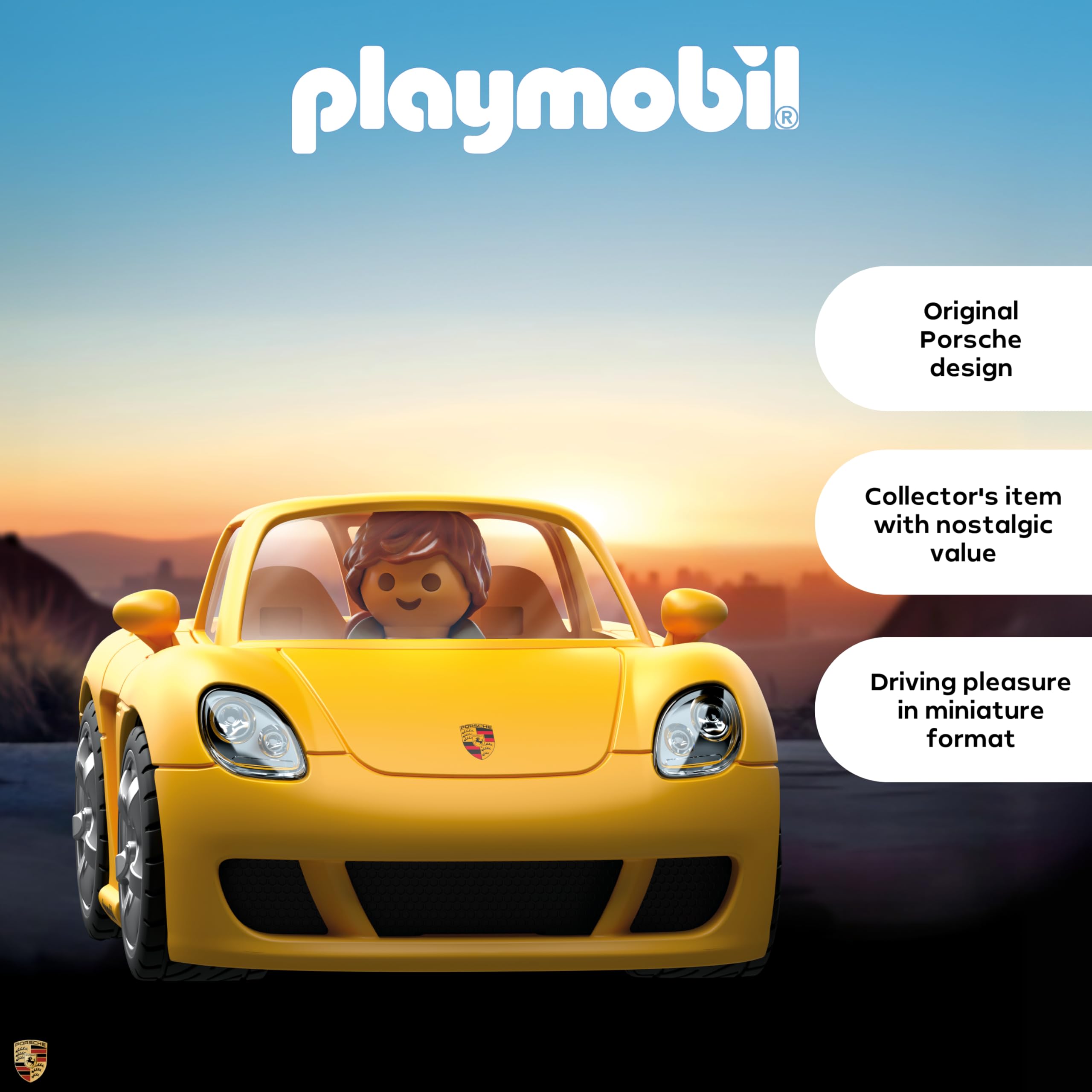 Playmobil Porsche Carrera GT - Model Car with Driver Figure for Kids 4+ 10