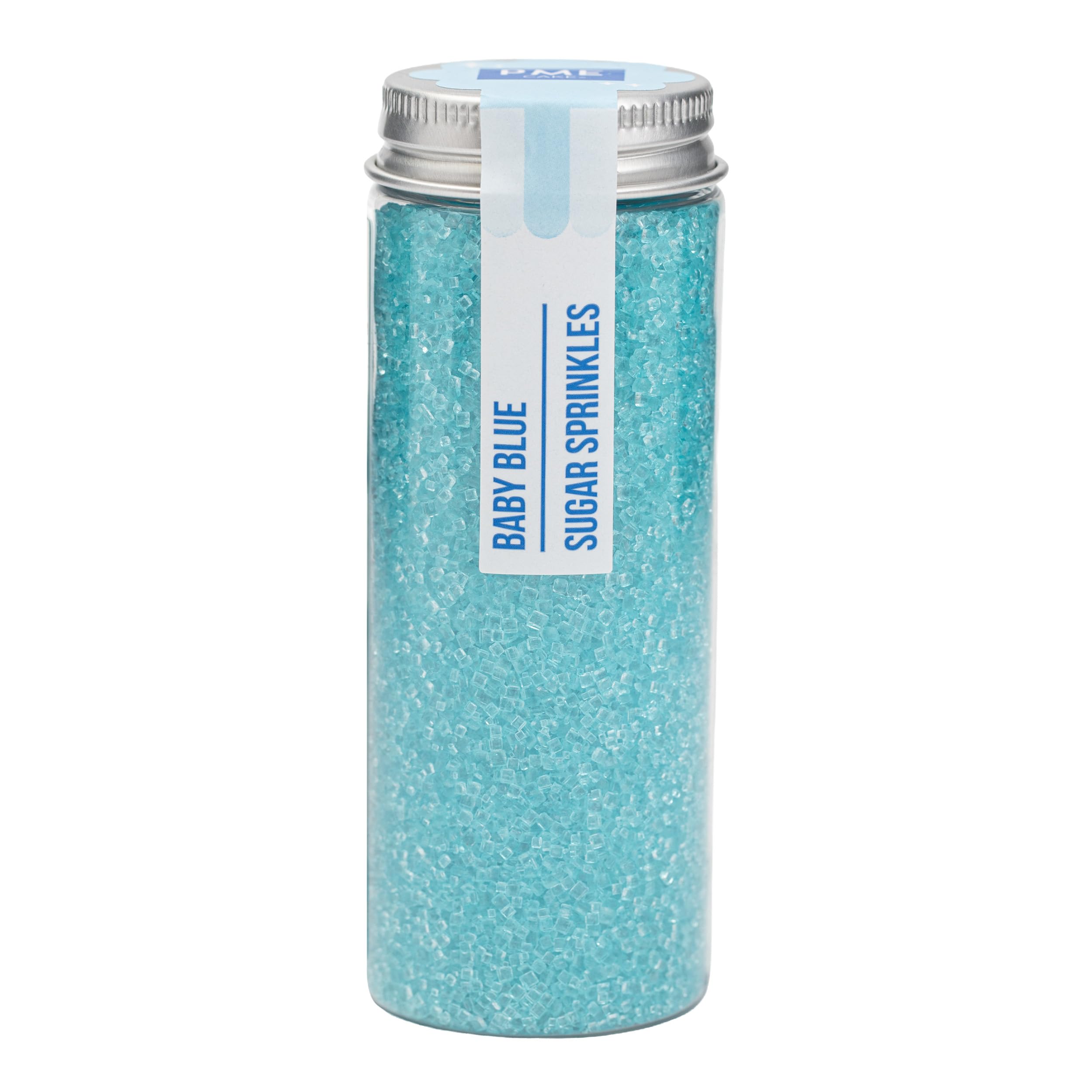 PME Cake Sprinkle Sugars - Baby Blue | 112g / 3.95oz Sugar Sprinkles for Baking