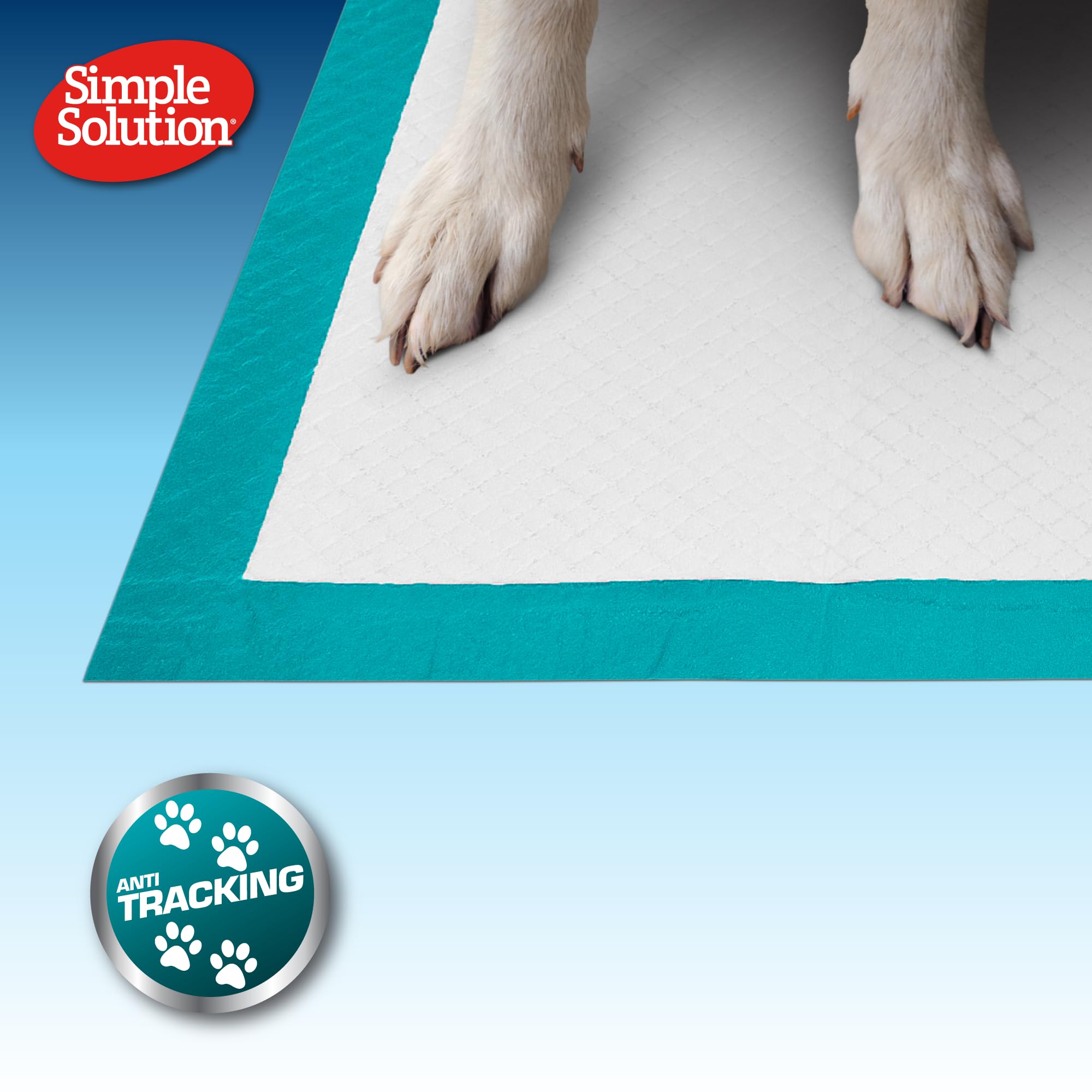 Simple Solution Absorbent Premium Dog Training Pads - 14 Pack | Insta-Shield Odour Control 6