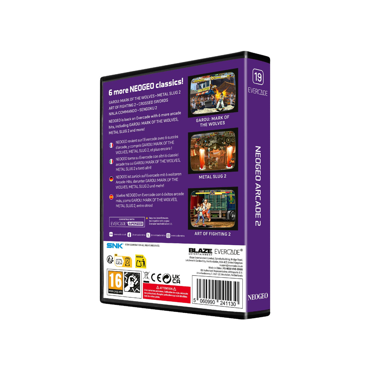 Blaze Entertainment NEOGEO Arcade 2 [Evercade]