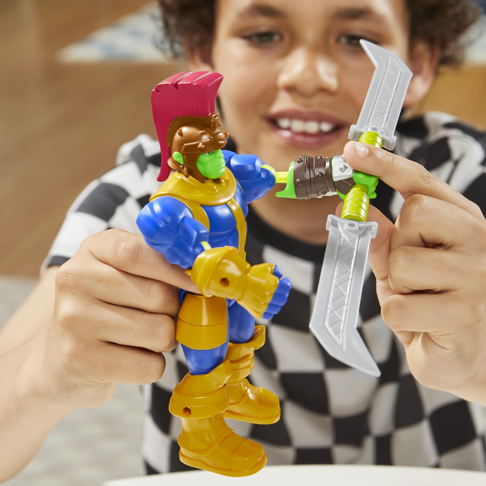 AVENGERS MixMashers Marvel Thanos Deluxe Action Figure - Mix & Match Custom Play, 4+ Years 3