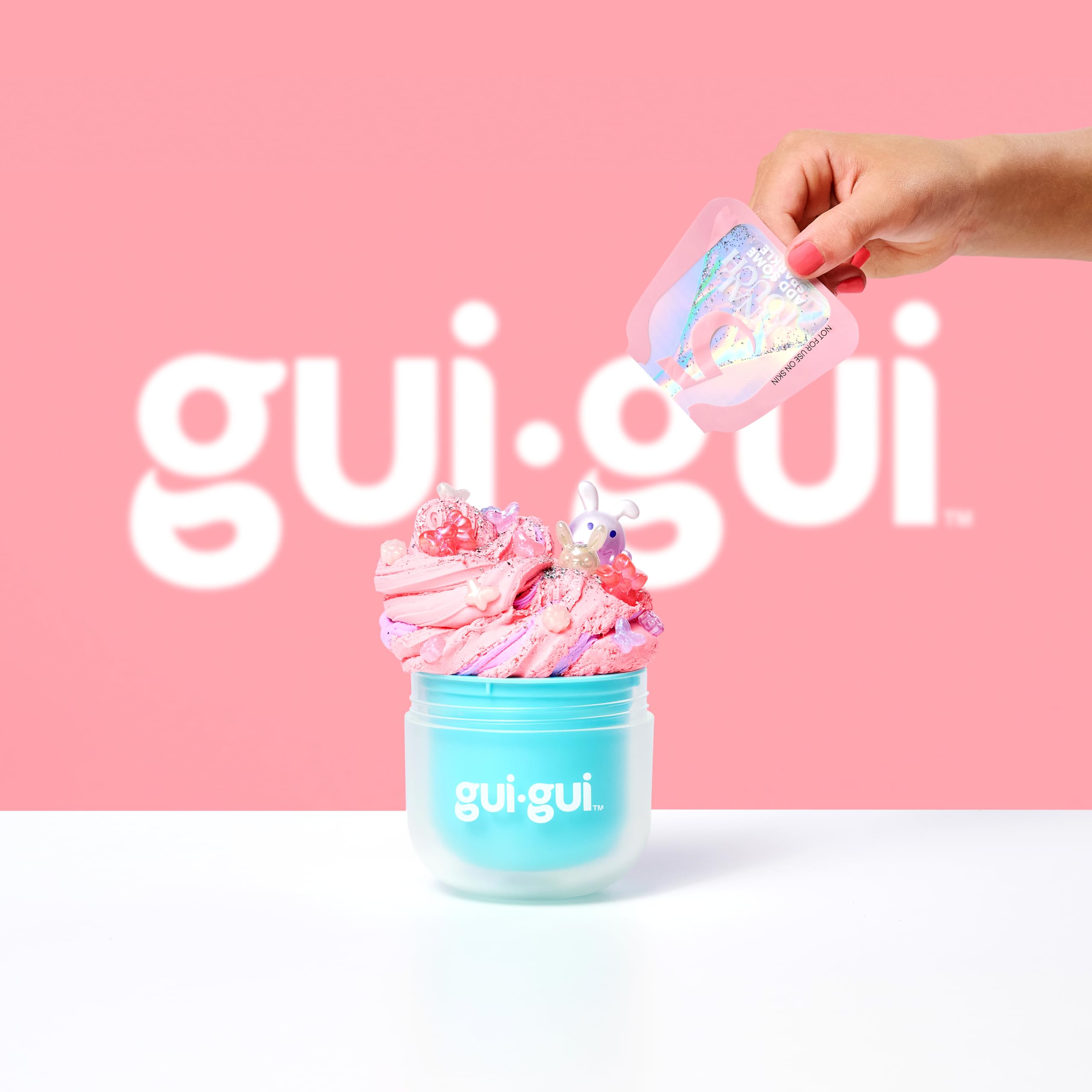 Gui Gui Clear Slime - Create & Collect Scented Slime with Gloss, Butter, Cloud Textures (330g) 3