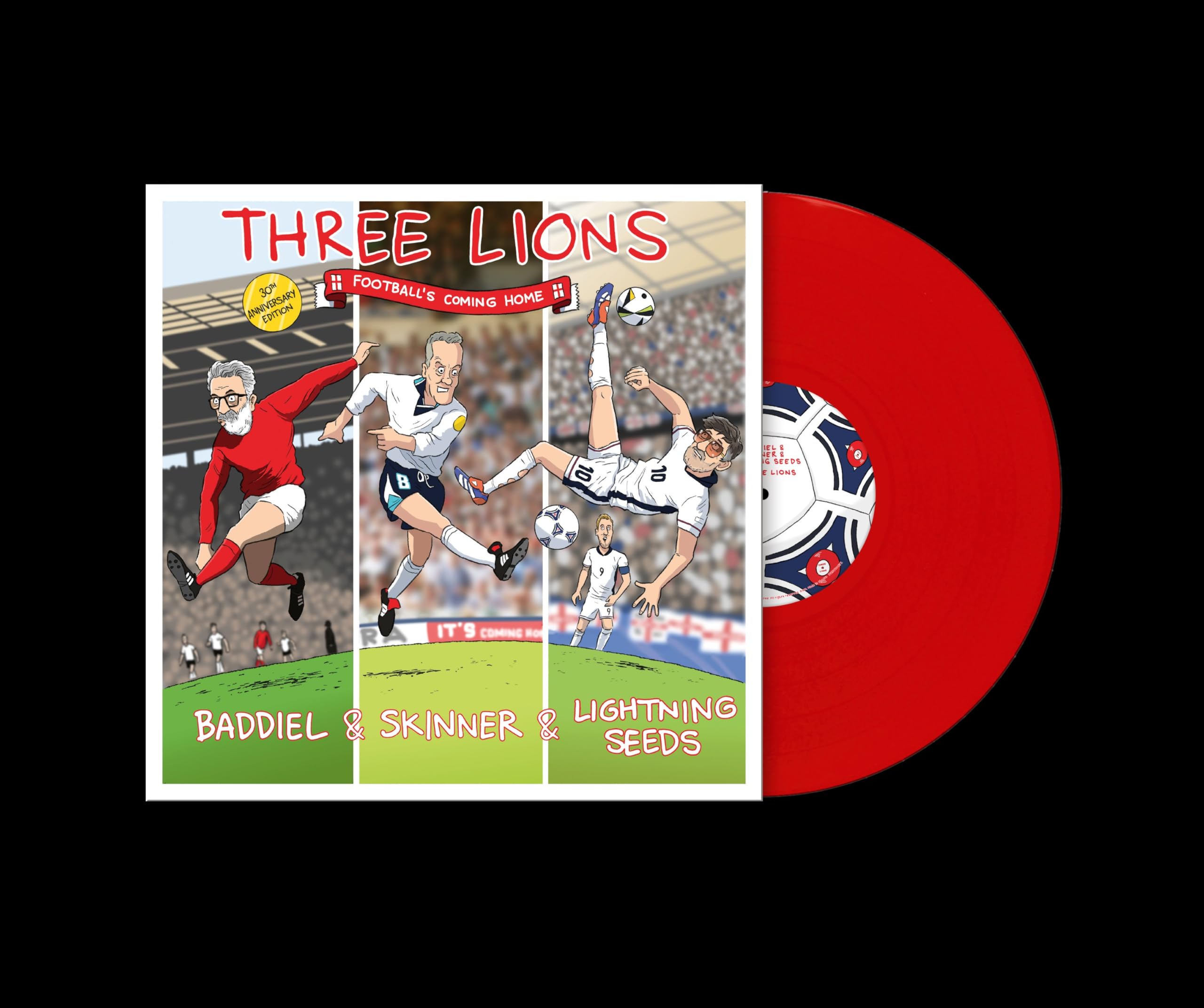 Baddiel, Skinner & Lightning Seeds - Three Lions (Remastered) [7-inch Single Vinyl] 1