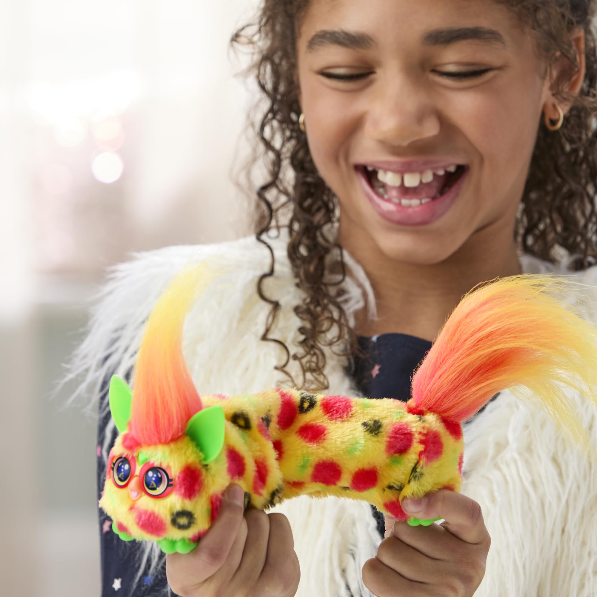 Furby Pepp-Oh-Roni DJ Furblet Interactive Plush Toy, Red 10