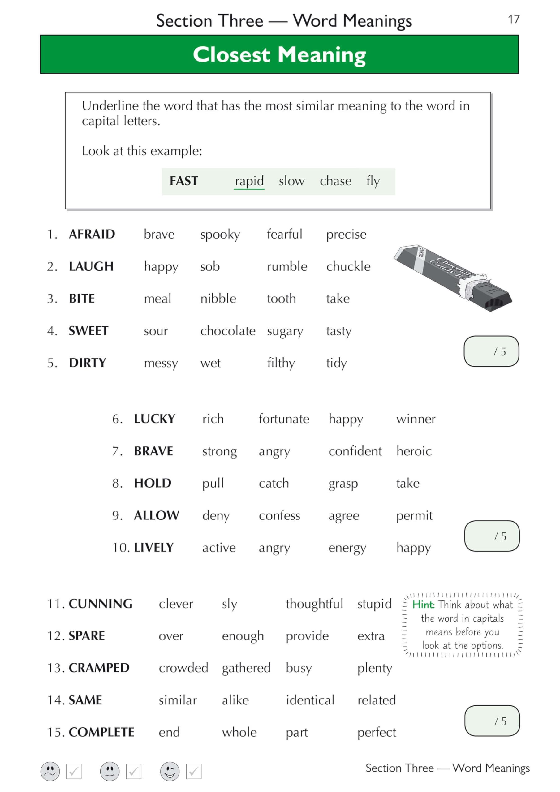 CGP 11+ GL Verbal Reasoning Practice Book & Assessment Tests - Ages 8-9 | Includes Online Edition 5