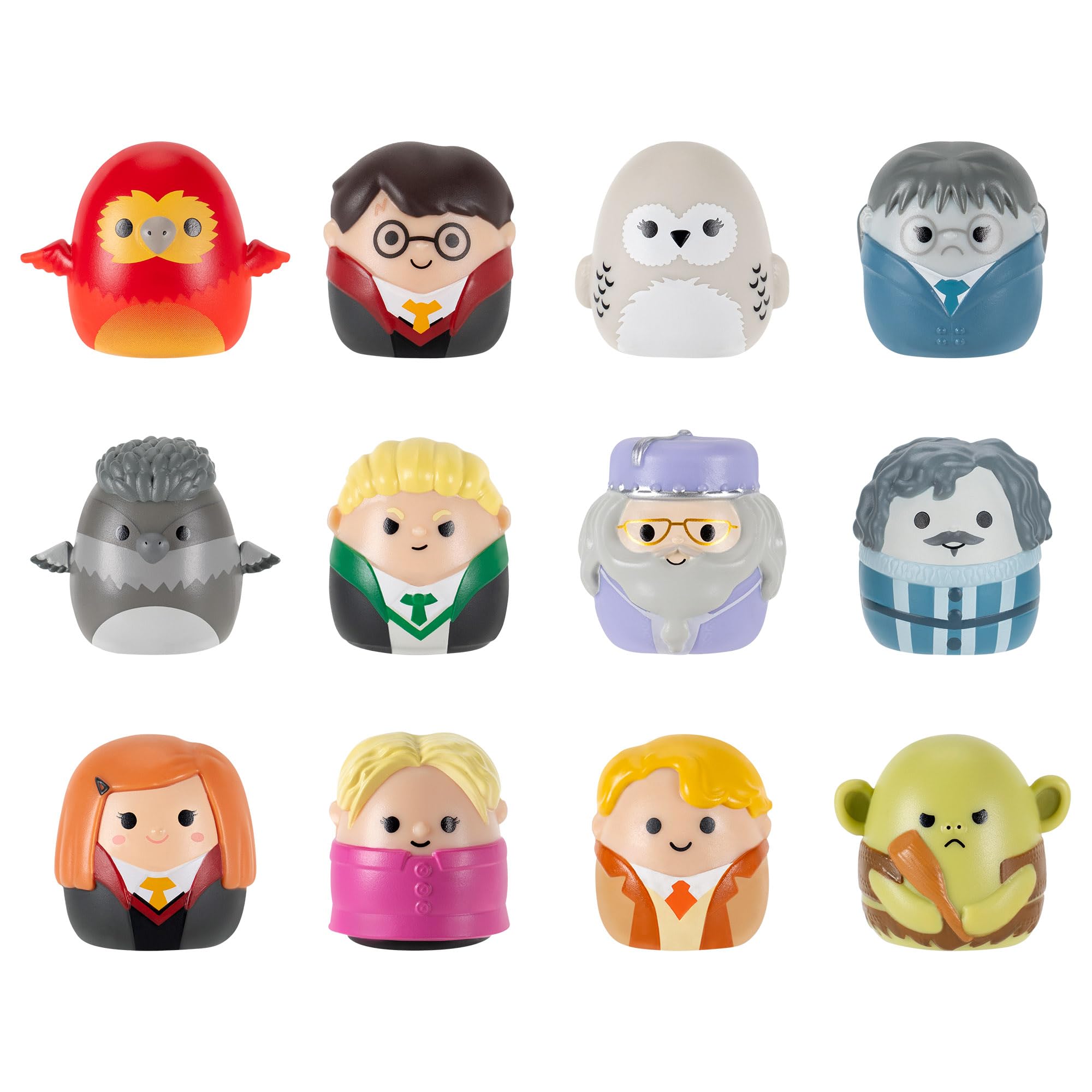Squish-a-longs Harry Potter Mini-Squish + Accessory 12-Pack - Collectible Characters with Ring Attachments 6