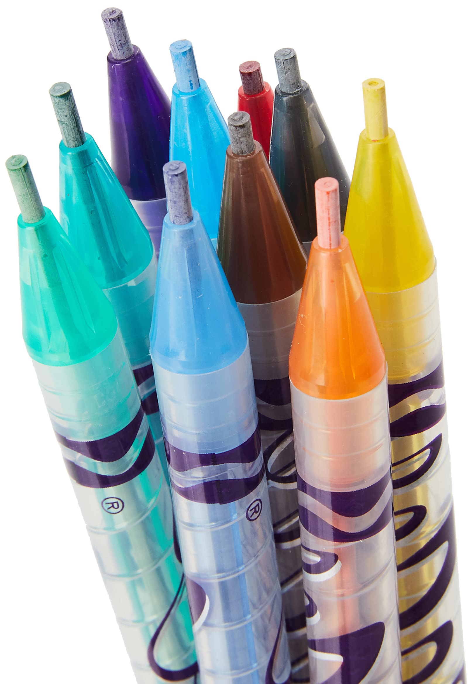 Crayola Twistables Coloured Pencils - 10 Count No-Sharpen Art Set for Kids