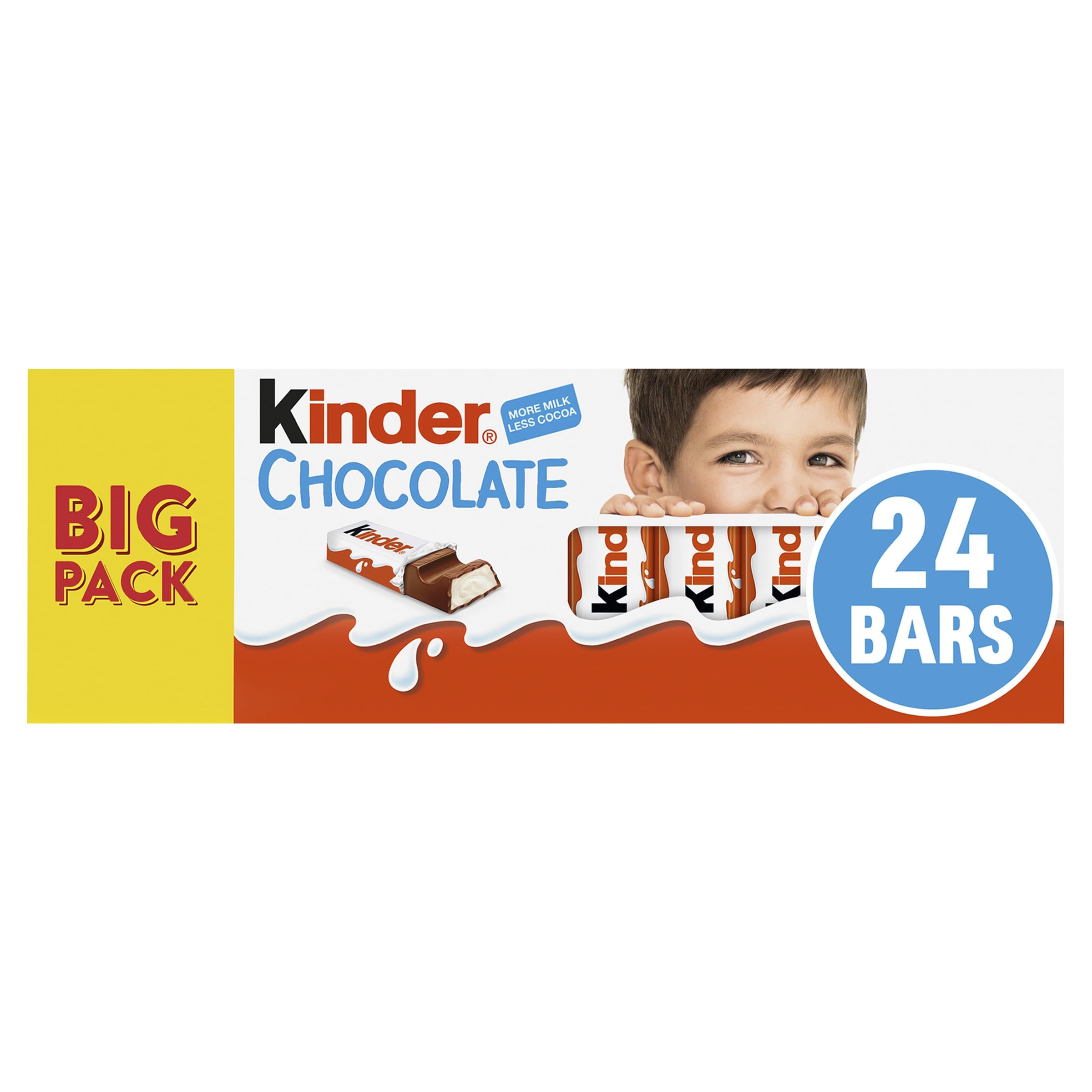 Kinder Chocolate Small Bars Multipack 24 x 12.5g (300g)