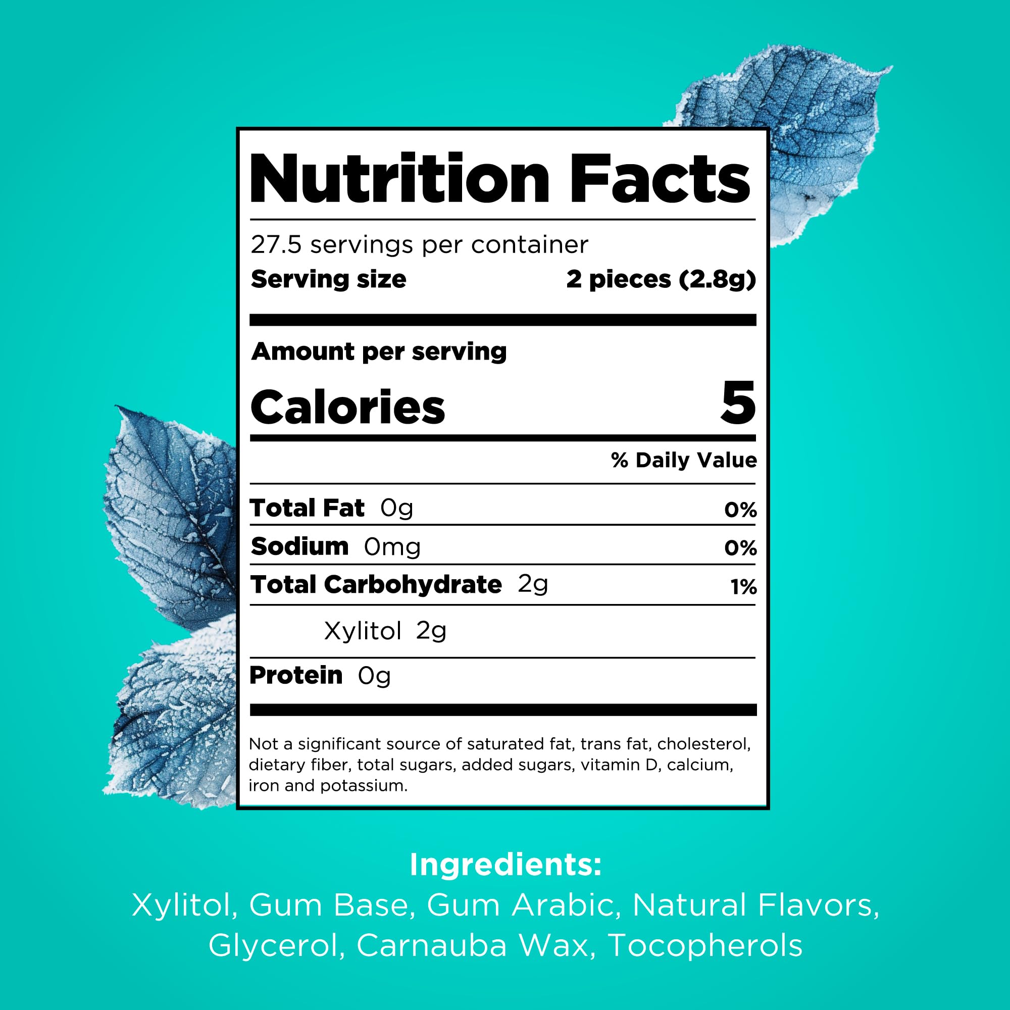 PUR Gum - Sugar Free Wintergreen Chewing Gum | Xylitol Sweetened | Vegan, Keto Friendly | 6 Pack of 55 Count 6
