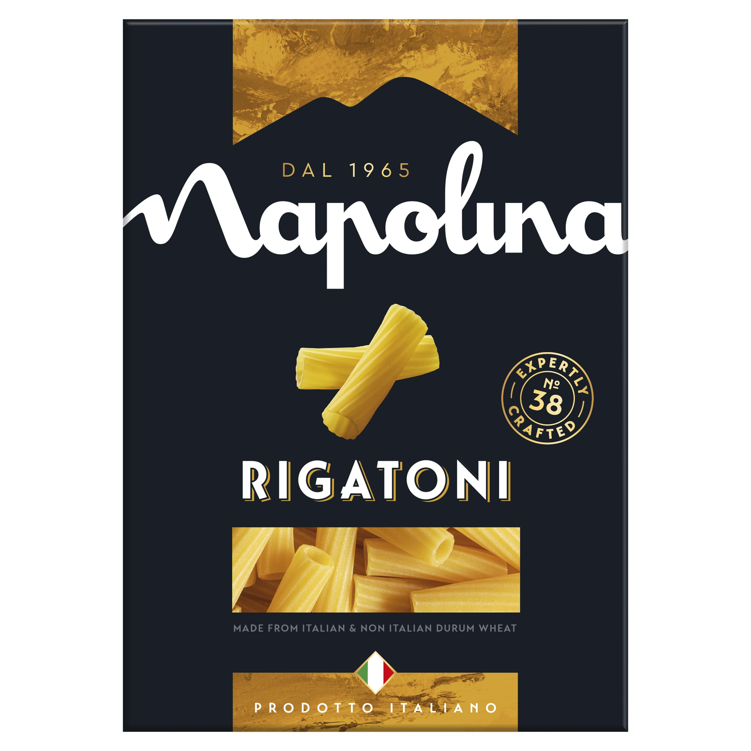 Napolina Rigatoni Pasta - 100% Durum Wheat Italian Pasta