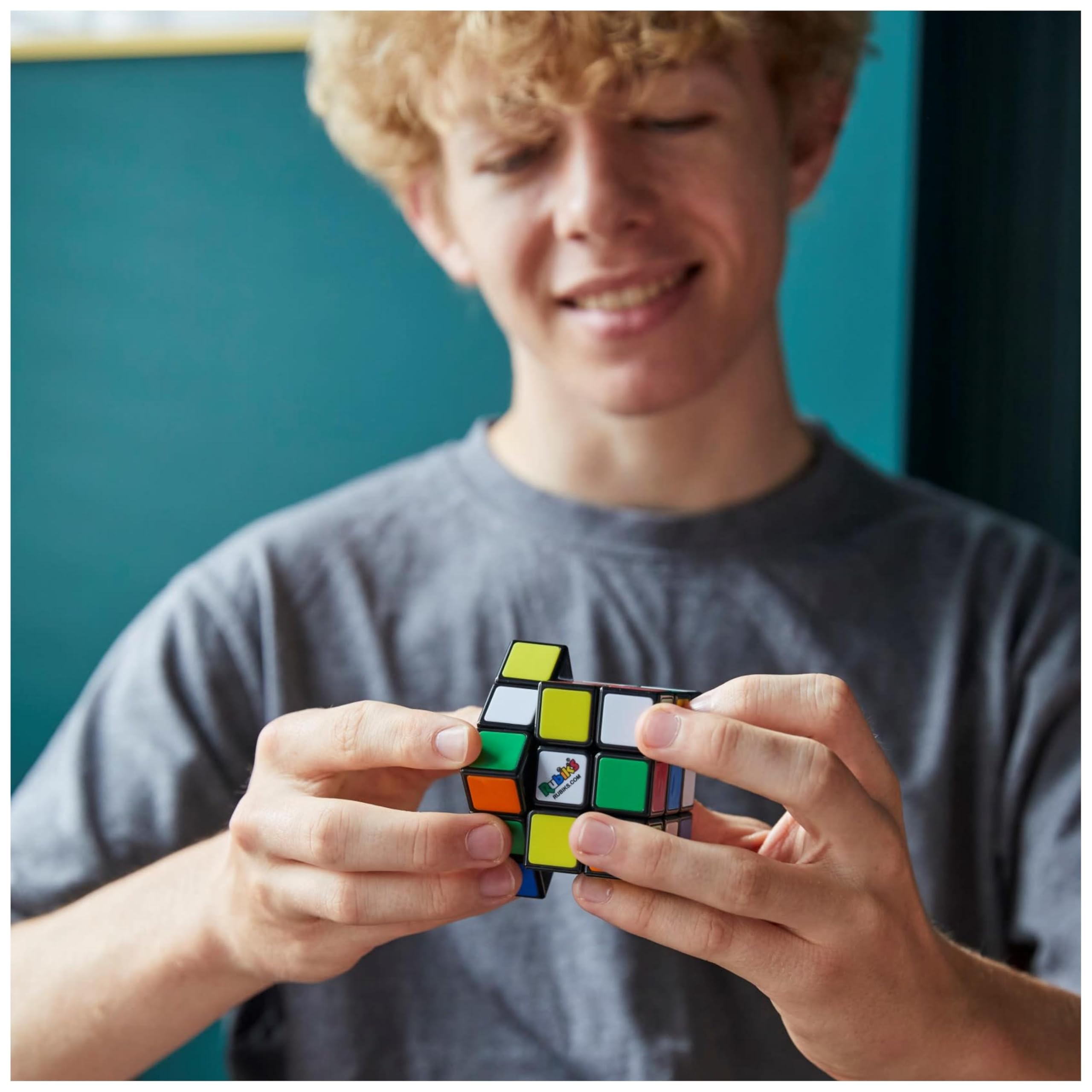 Rubik's Cube 3x3 Brain Teaser Puzzle by Spin Master 7