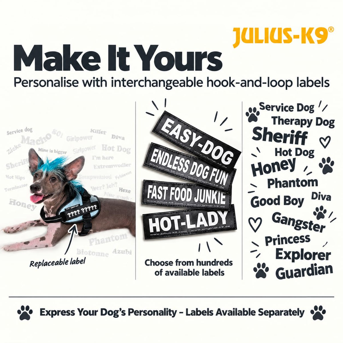 Julius-K9 Powerharness - XS/Mini-Mini, Black