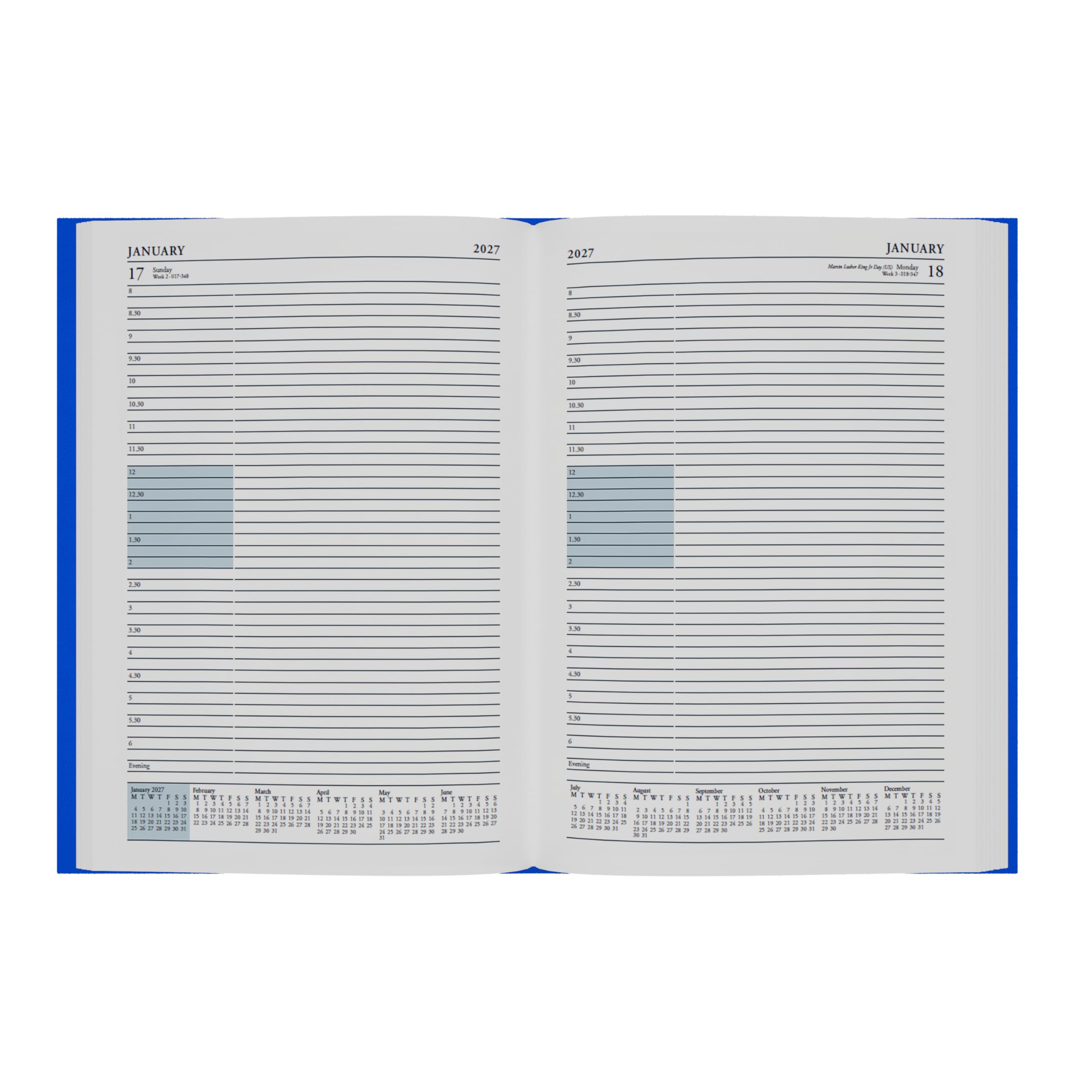 Collins 2026-2027 Essential Academic Year Planner - A4 Day-to-Page Organizer | Purple Hardcover