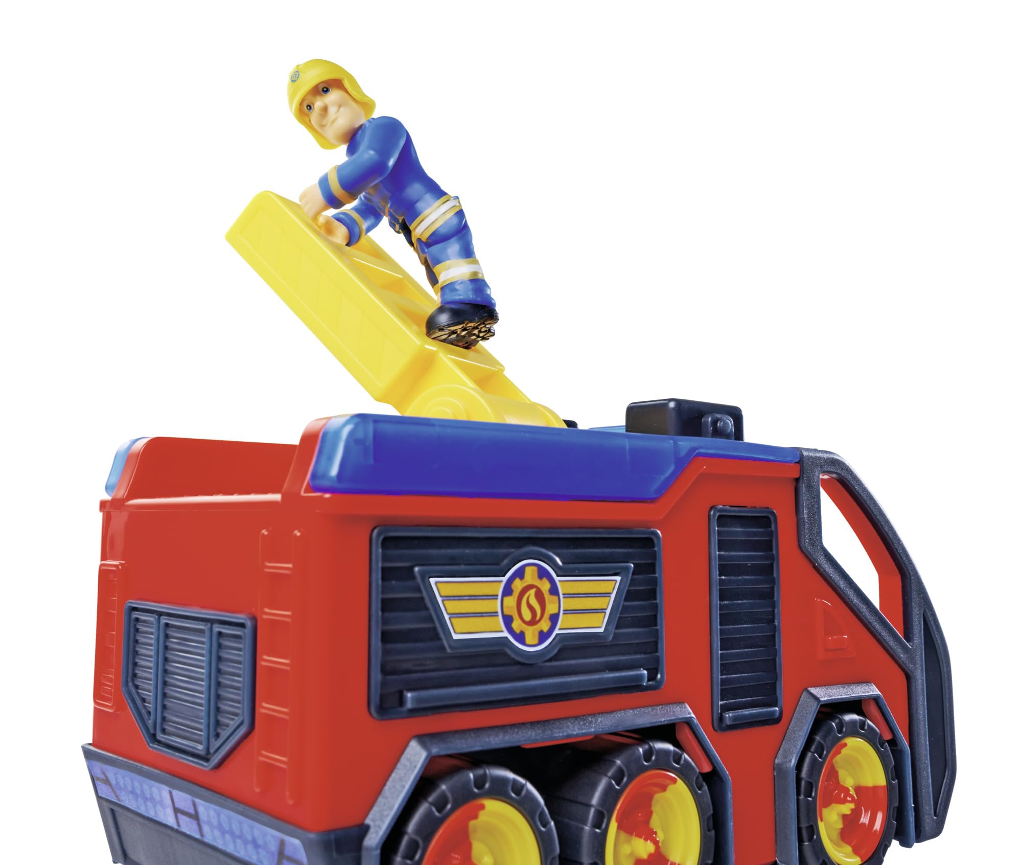 Fireman Sam Junior Jupiter Vehicle with Sam Figure - Action-Packed Rescue Playset for Kids 4