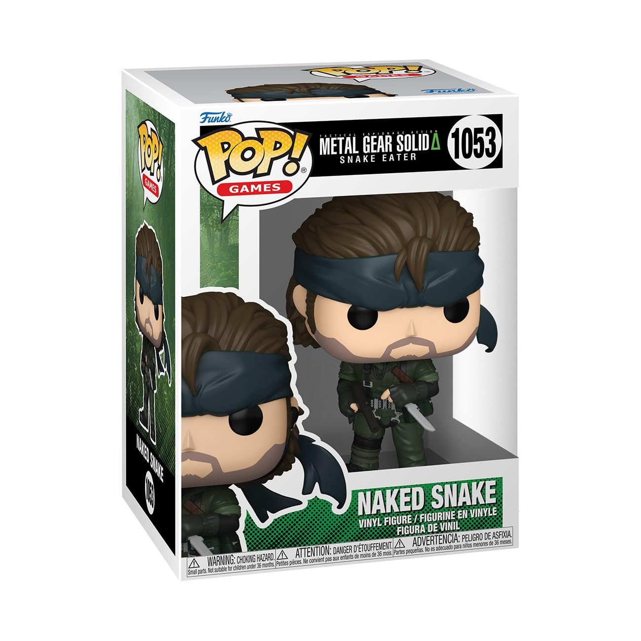 Funko POP! Games: Metal Gear Solid - Solid Snake Chibi Figure | Vinyl | 3.75 Inches