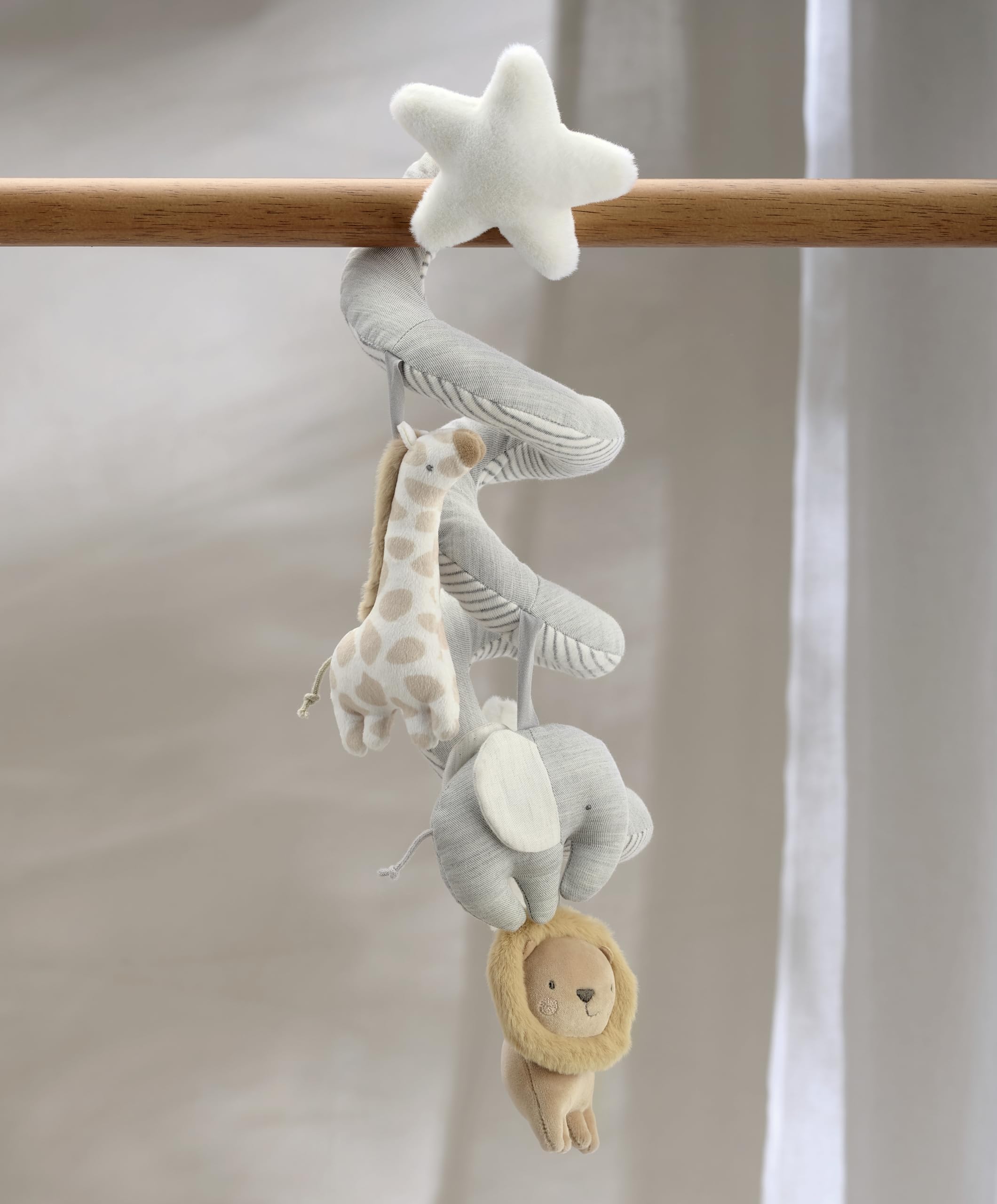 Mamas & Papas Welcome to the World Spiral Activity Toy - Safari Characters for Babies & Toddlers