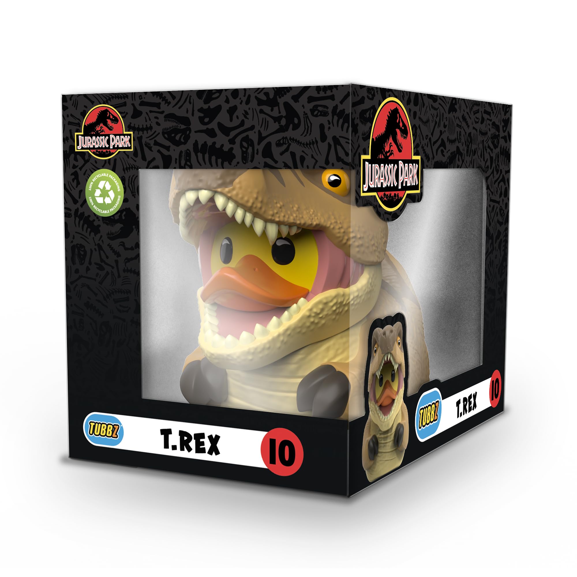 TUBBZ Boxed Edition: Jurassic World Rebirth - T-Rex Rubber Duck Vinyl Figure 8