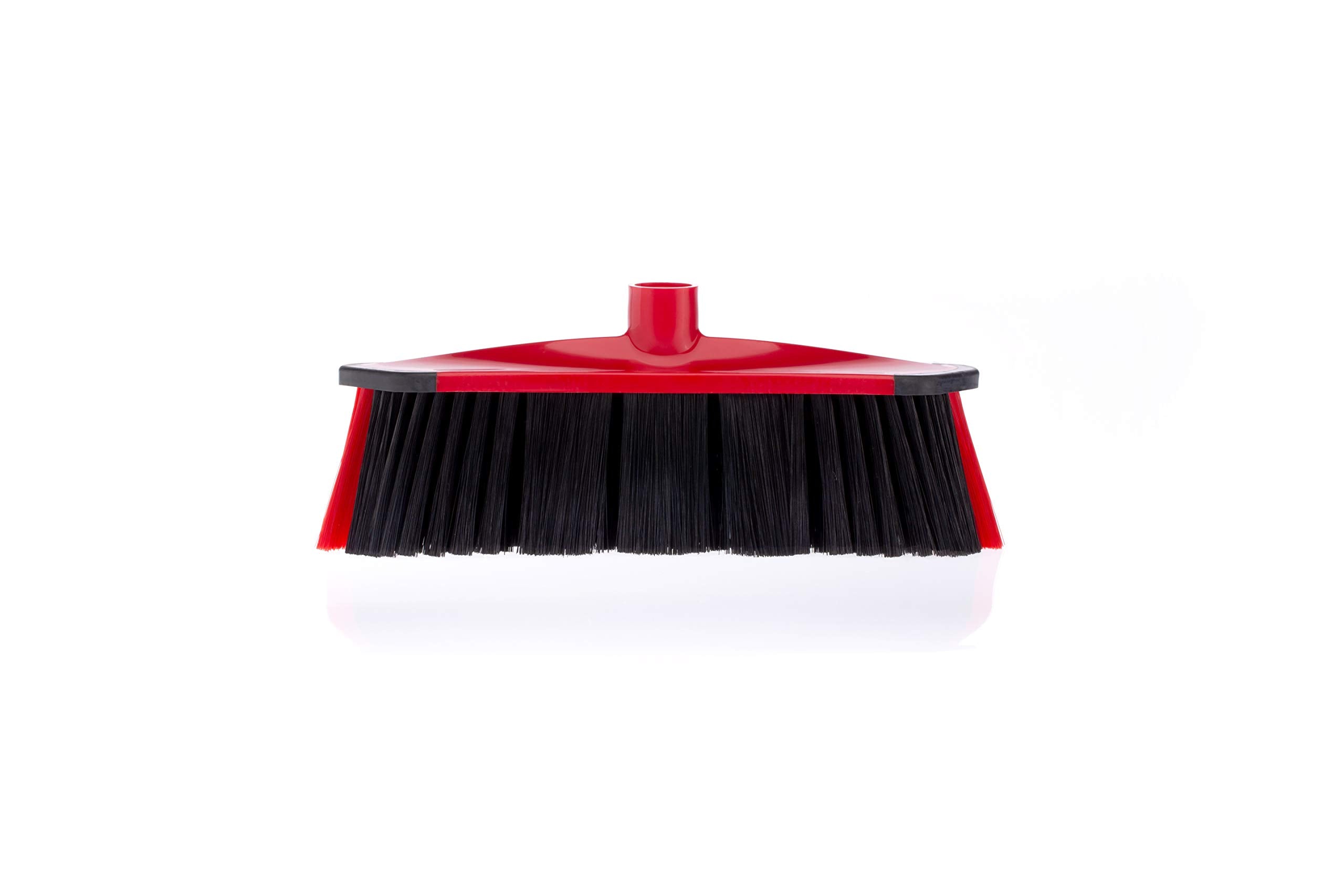 Vileda 3Action Indoor Broom with 3 Different Bristles, Red - Grey, 28 x 14 cm 6
